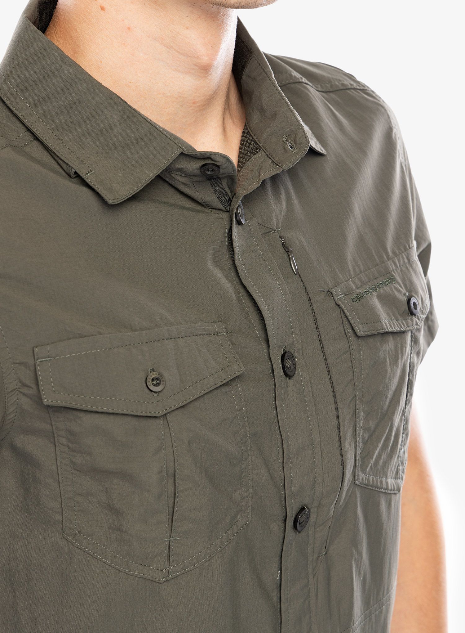 Košile Craghoppers NosiLife Adventure II S/S Shirt - dark khaki