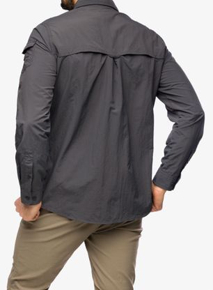 Košile Craghoppers NosiLife Adventure LS Shirt III - black pepper