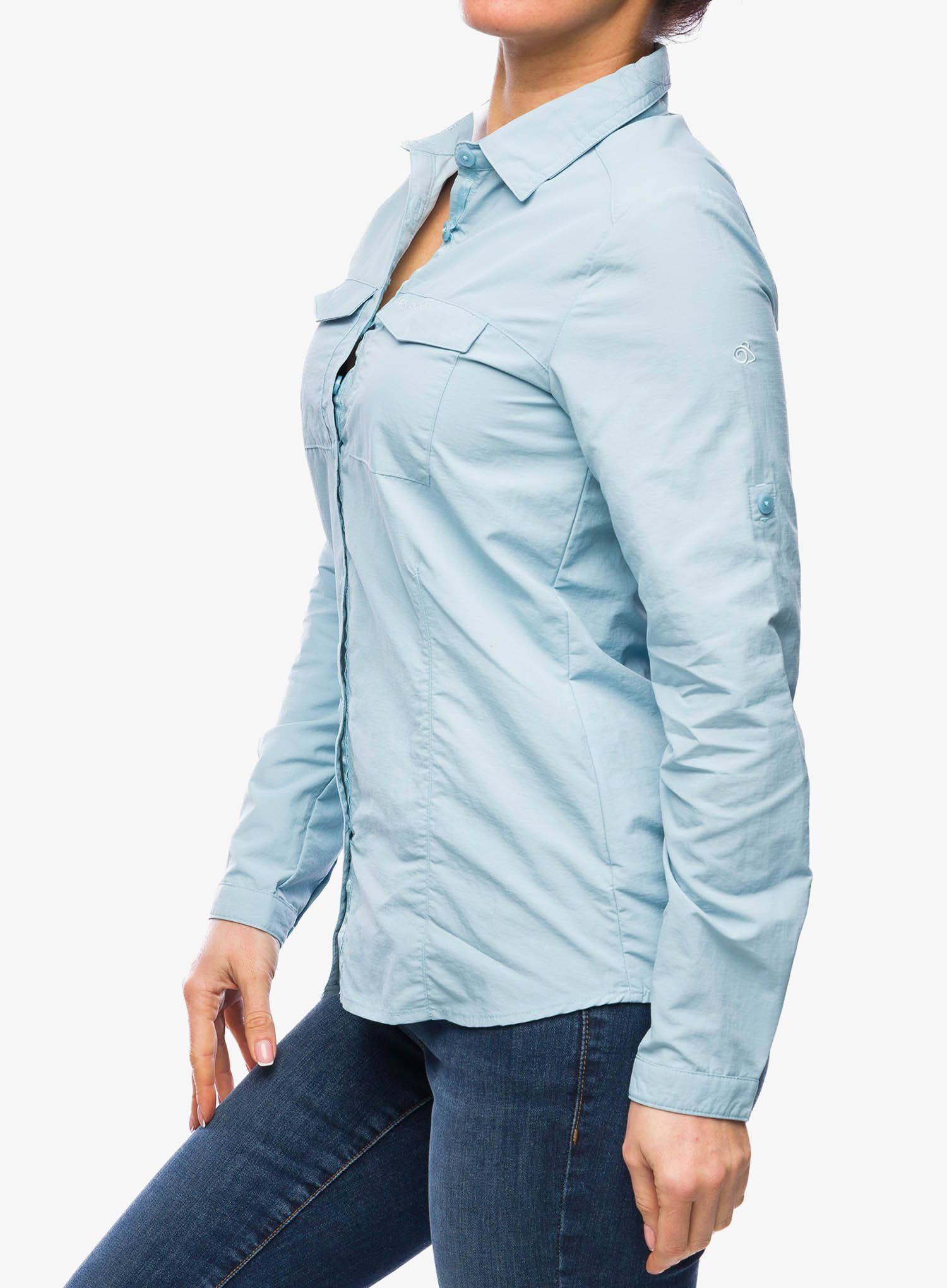 Košile dámská Craghoppers NosiLife Adventure LS Shirt III - sky blue