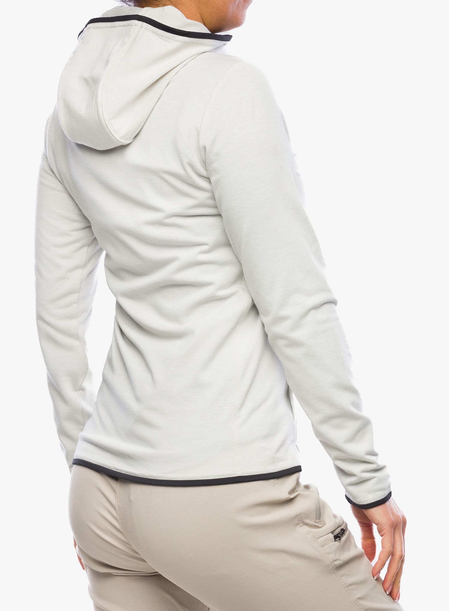 Dámská mikina s kapucí Craghoppers NosiLife Afia Hooded Jacket - light grey marl