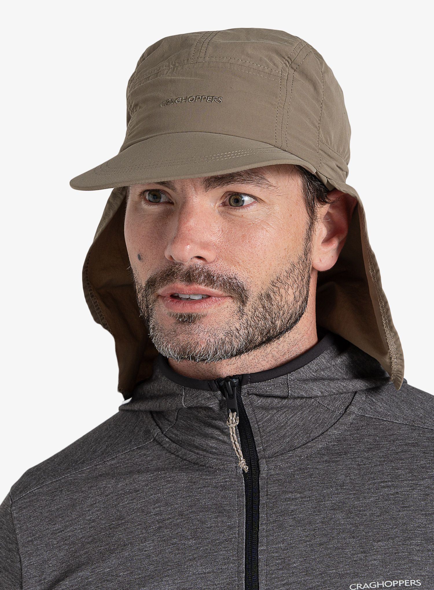 Kšiltovka Craghoppers NosiLife Desert Hat III - pebble