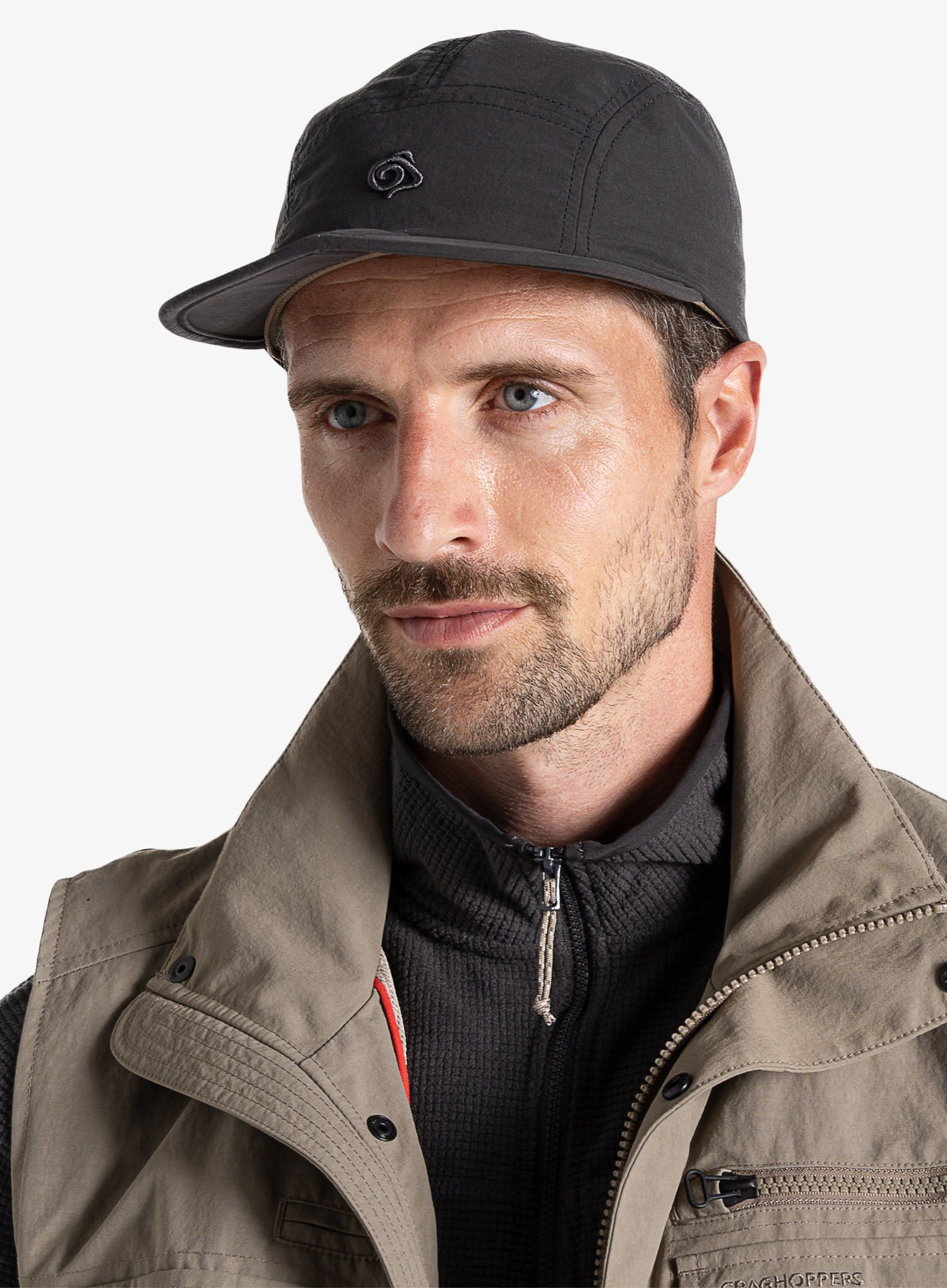 Kšiltovka Craghoppers NosiLife Packable Cap II - black pepper