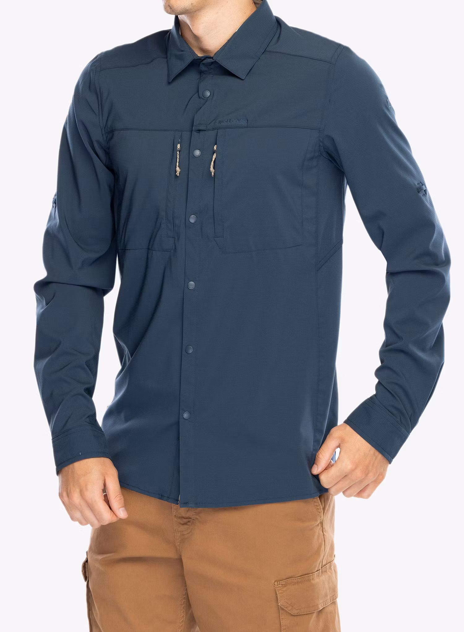 Košile Craghoppers NosiLife Pro LS Shirt V - blue stone