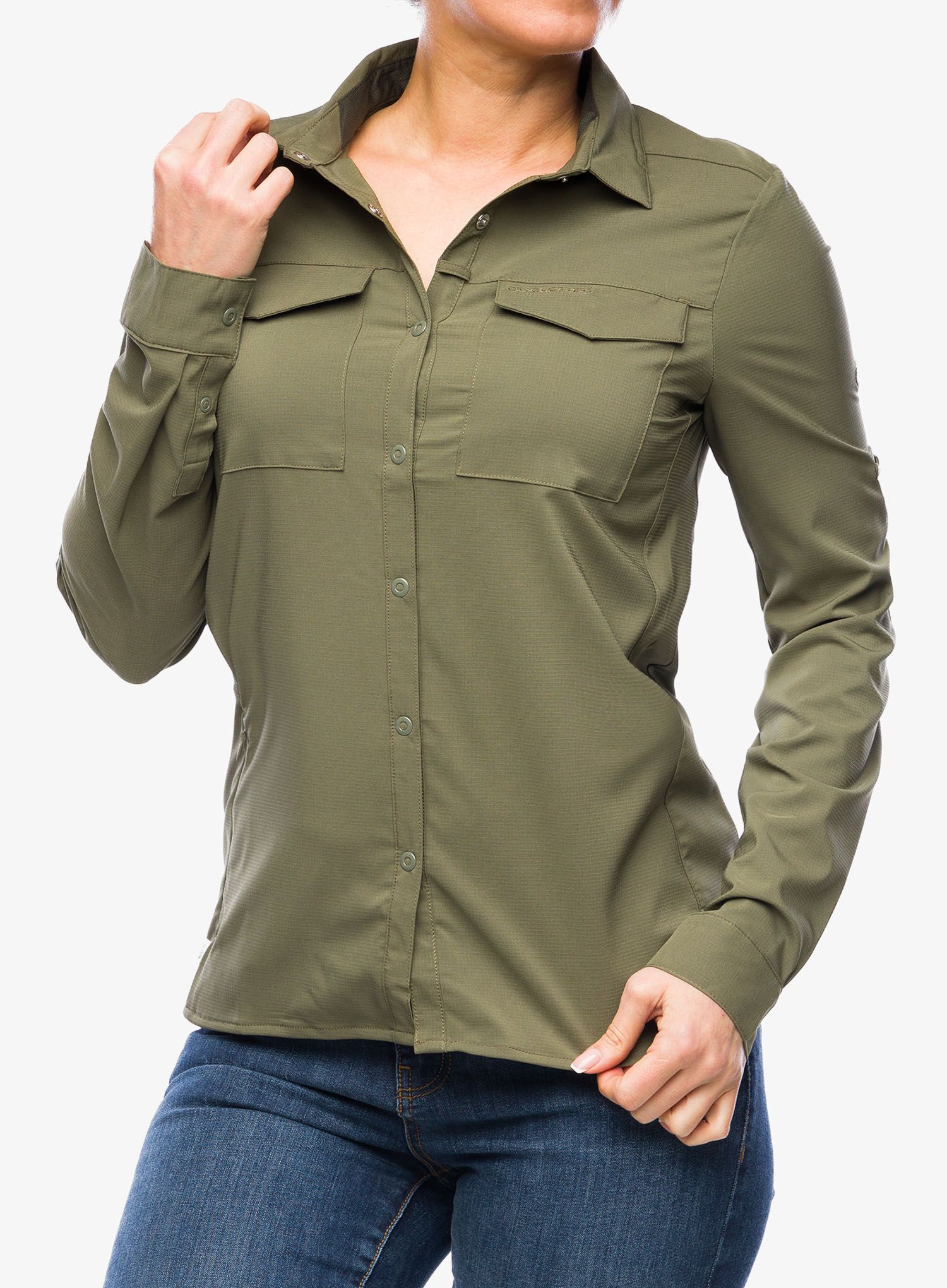 Košile dámská Craghoppers NosiLife Pro LS Shirt V - wild olive