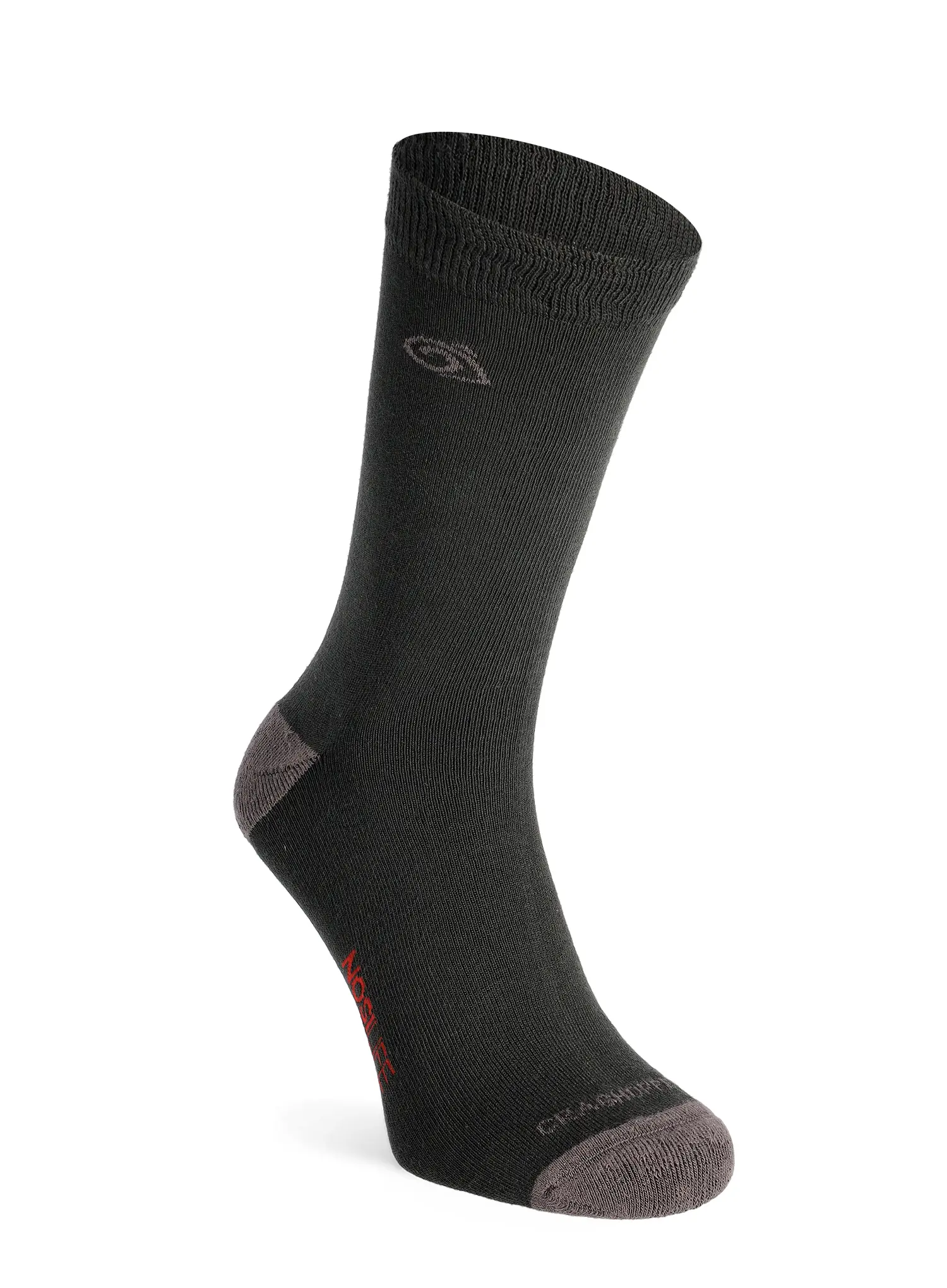 Turistické ponožky Craghoppers NosiLife Travel Twin Pack Socks - black pepper/mid grey