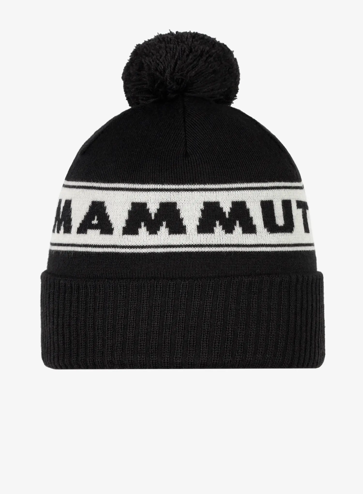 Zimní čepice Mammut Peaks Beanie - blk/white