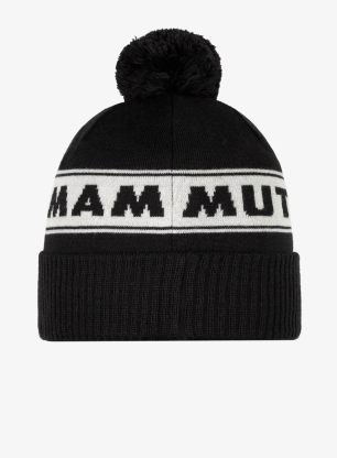 Zimní čepice Mammut Peaks Beanie - blk/white