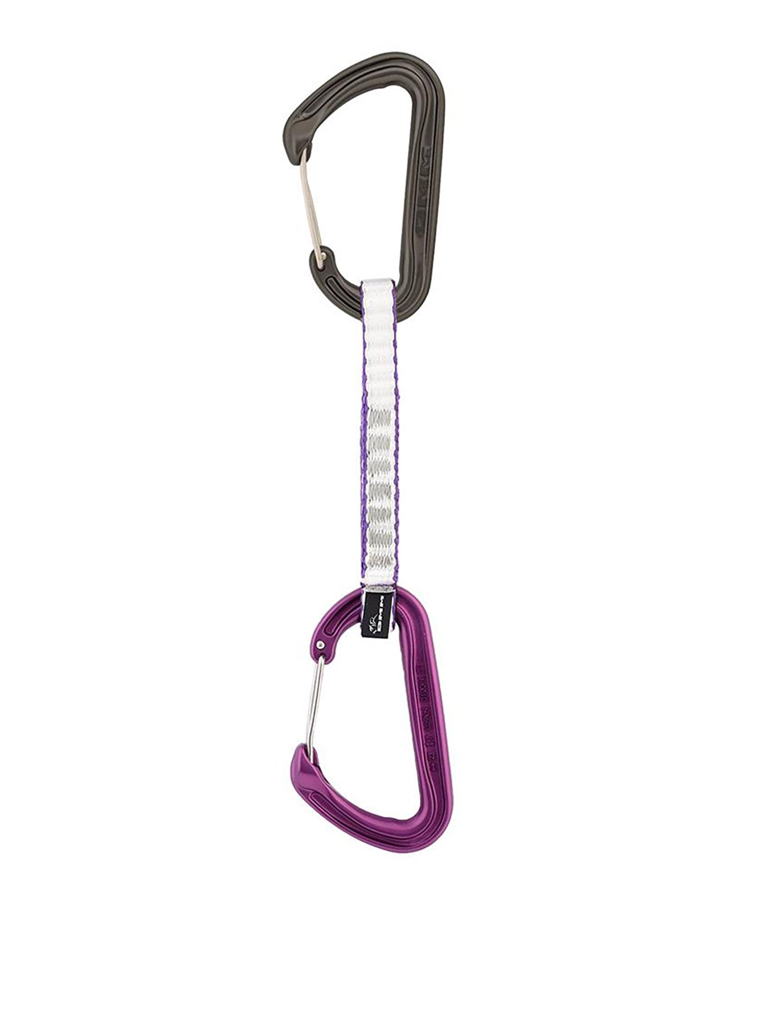 Lezecké expresky DMM Chimera Quickdraw 12 cm 6-pack - purple