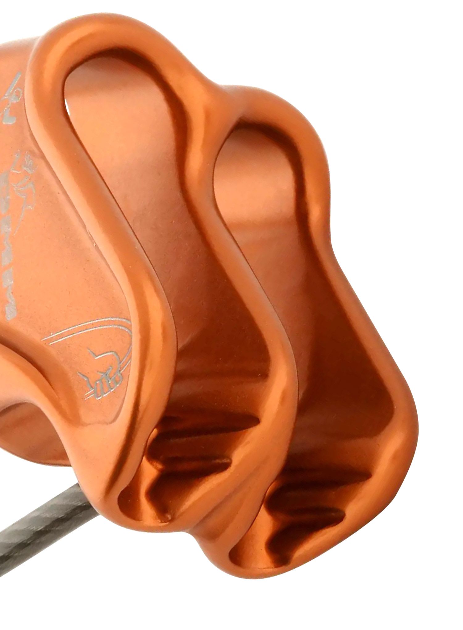 Slaňovací a jistící brzda DMM Mantis - orange