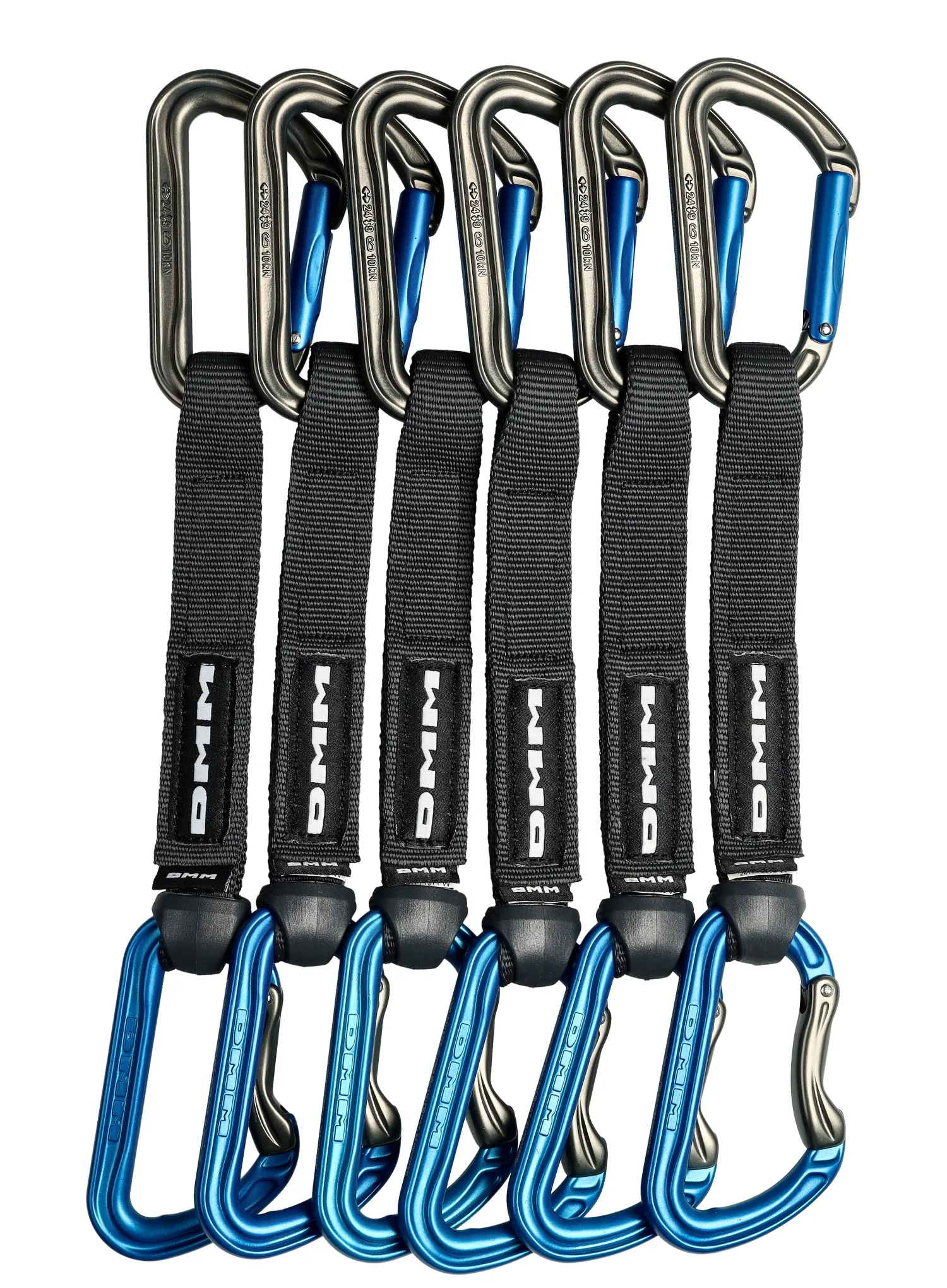 Lezecké expresky DMM Shadow Quickdraw SET - blue