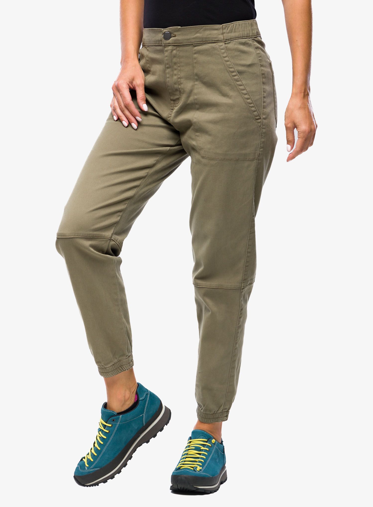 Kalhoty dámské DUER Live Free High Rise Jogger - olive