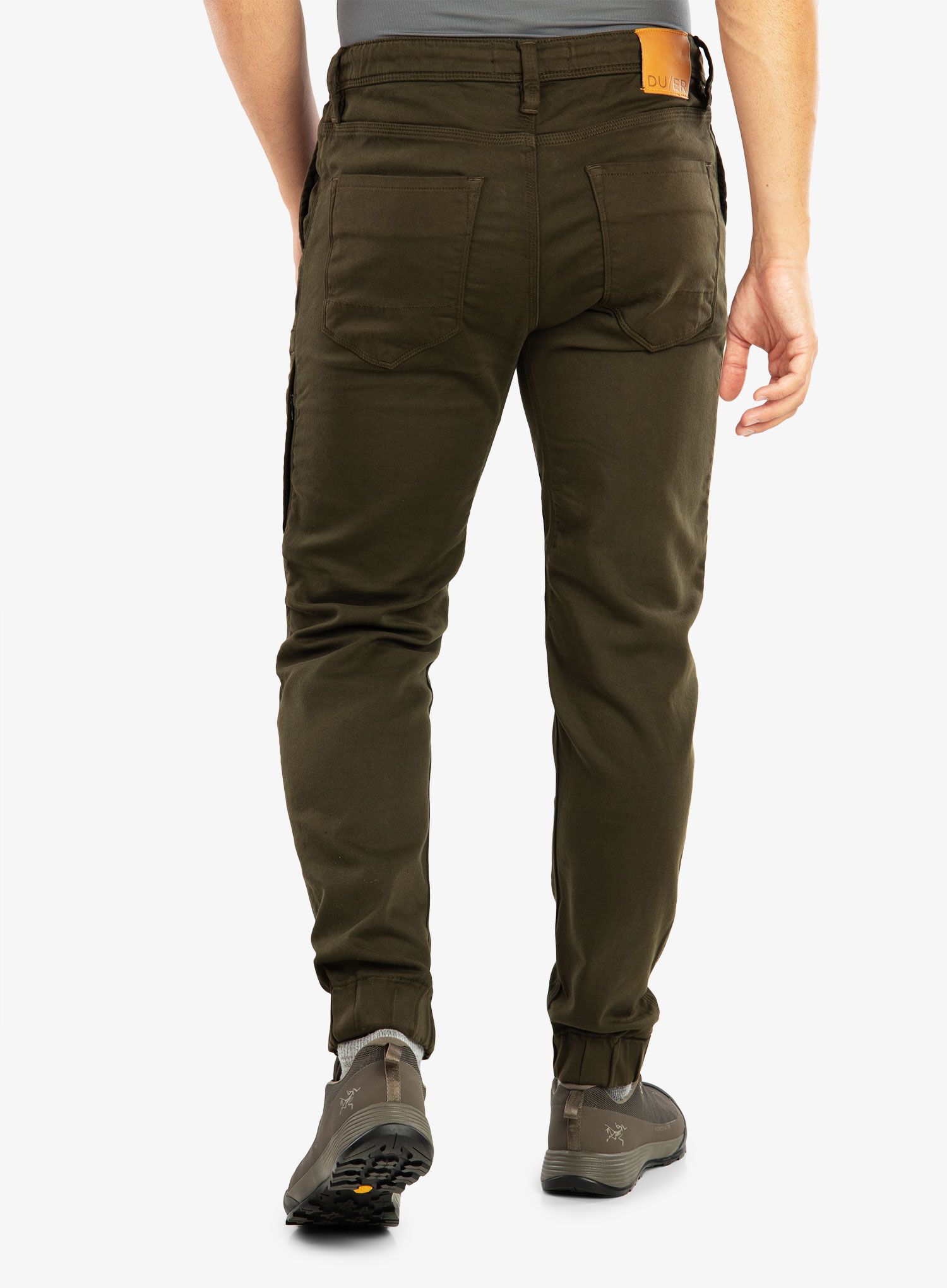 Kalhoty DUER No Sweat Slim Jogger - army green/army green