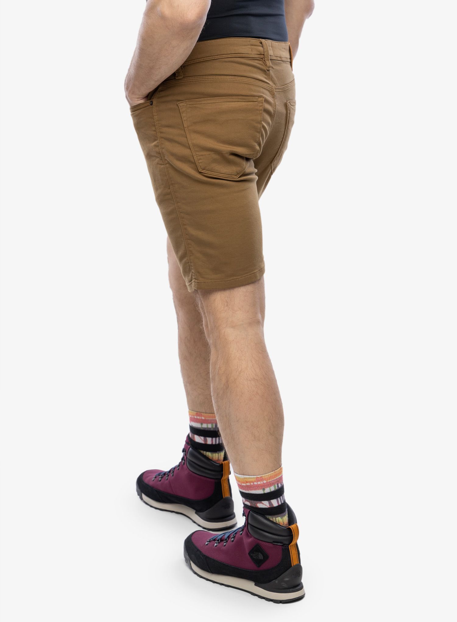 Kraťasy DUER No Sweat Slim Short - tobacco