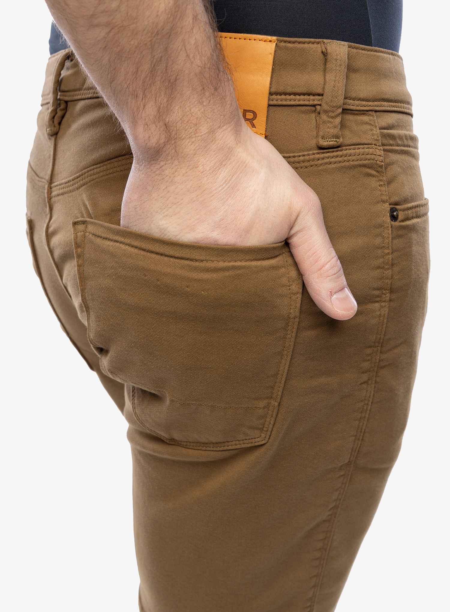 Kraťasy DUER No Sweat Slim Short - tobacco