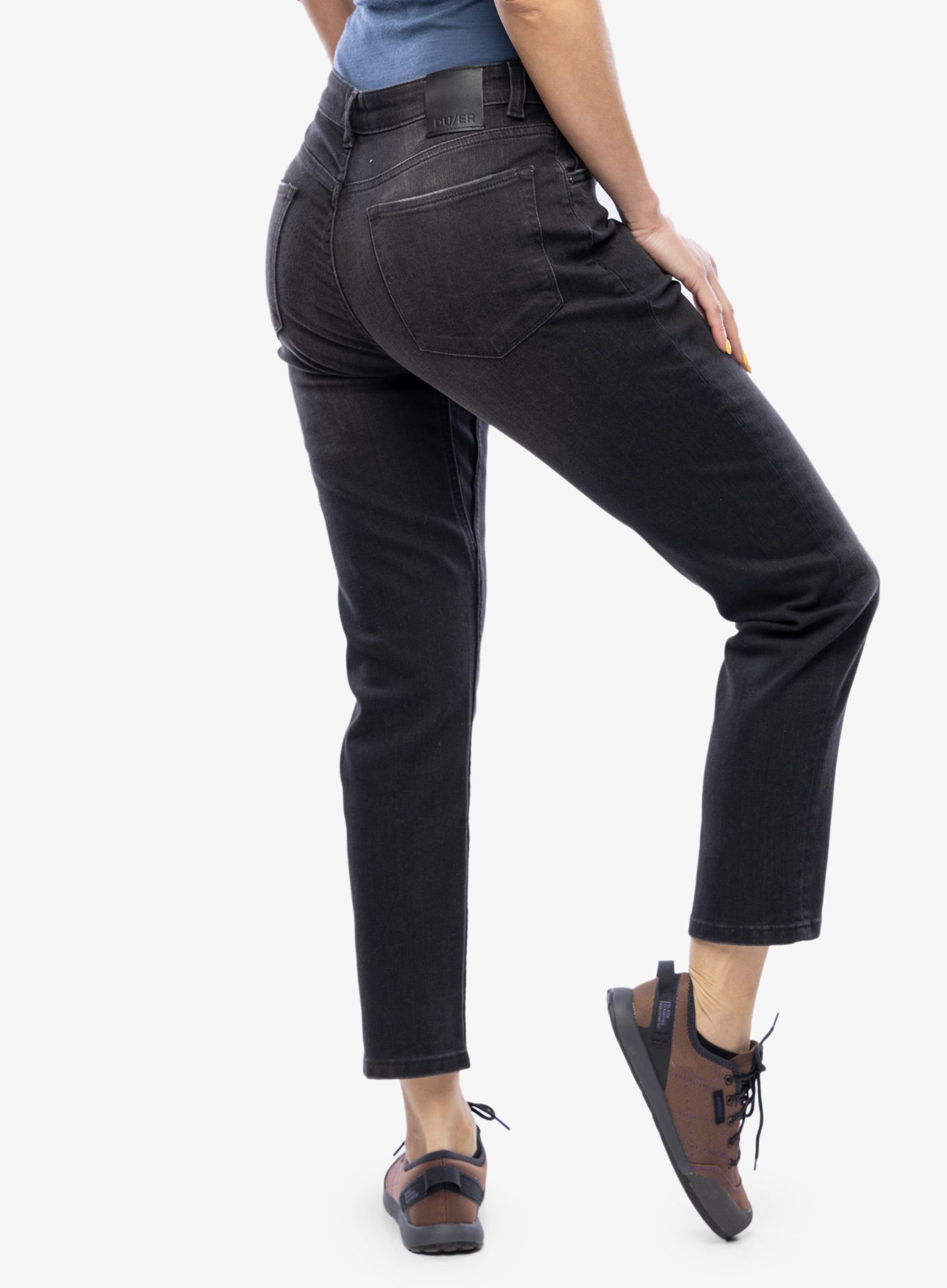 Kalhoty dámské DUER Performance Denim Girlfriend - vintage black