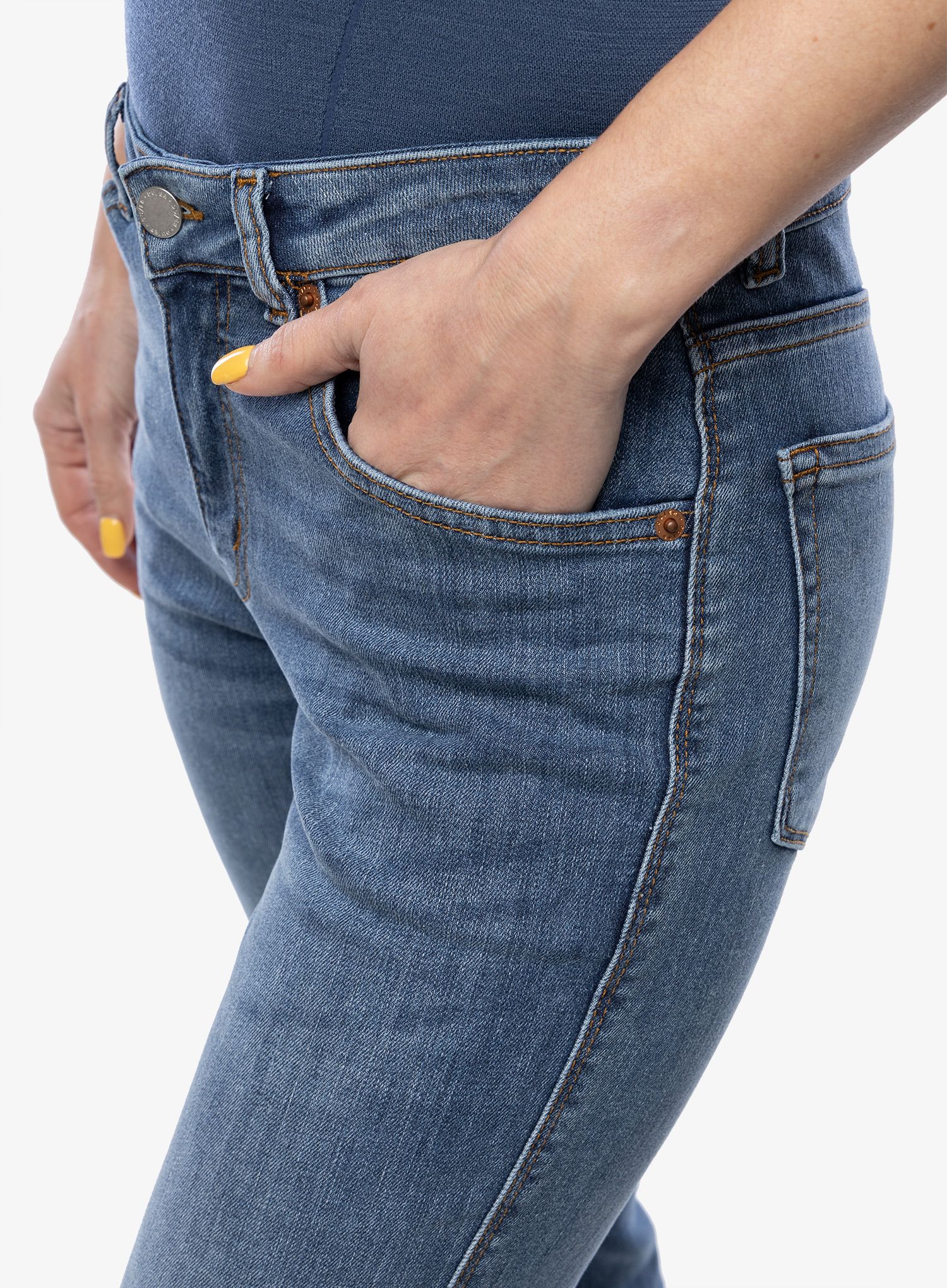 Kalhoty dámské DUER Performance Denim Girlfriend - vintage light stone