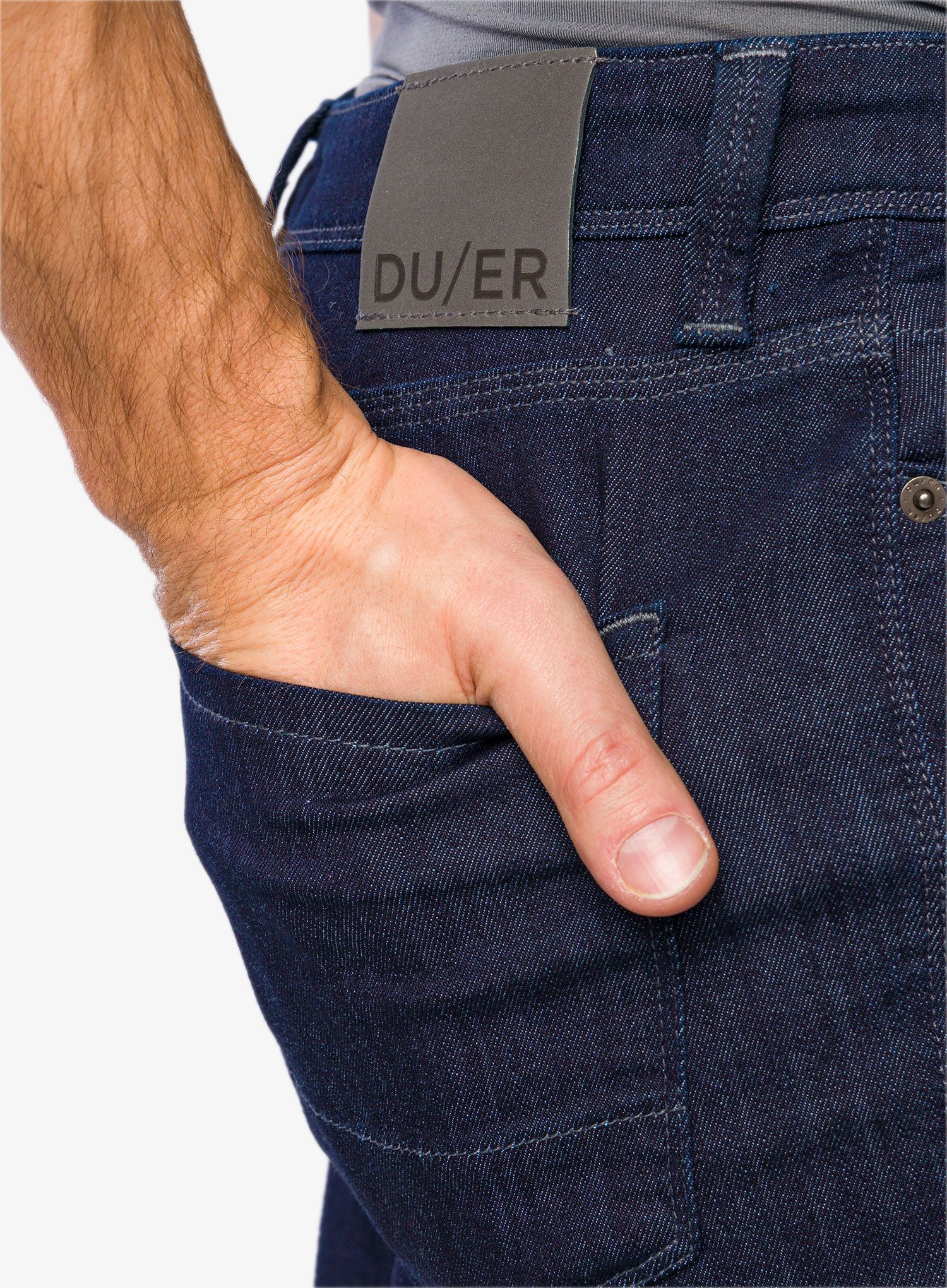 Kalhoty DUER Performance Denim Stay Dry Slim - rinse