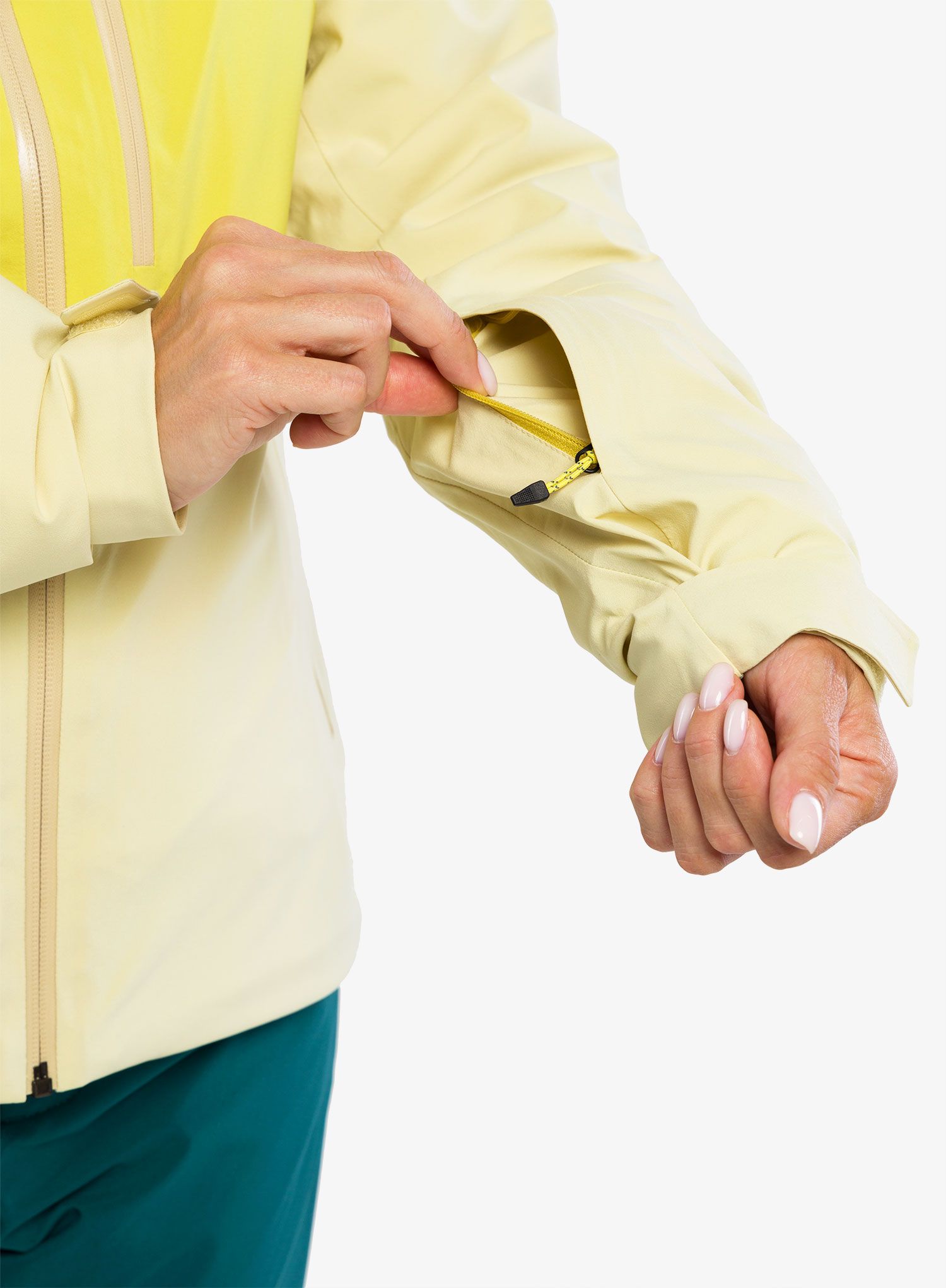 Dámská lyžařská bunda Marmot Pace Jacket - limelight/wheat