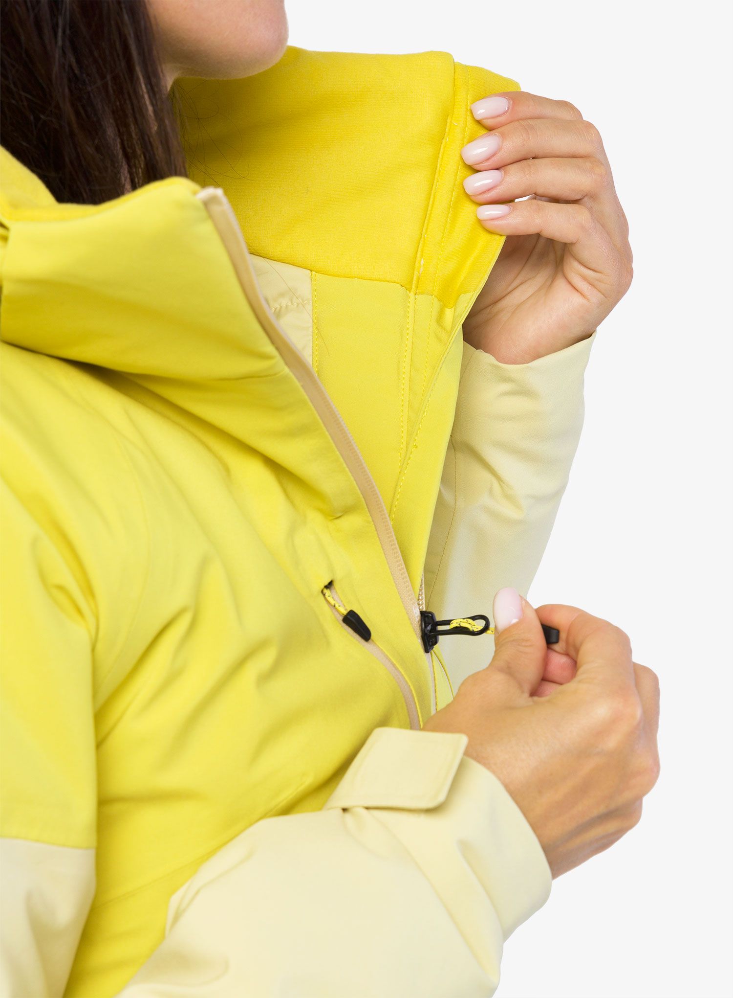 Dámská lyžařská bunda Marmot Pace Jacket - limelight/wheat