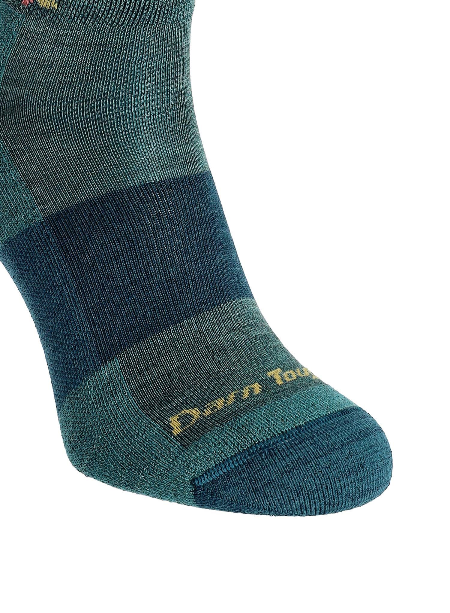 Dámské ponožky Darn Tough Critter Club Micro Crew Lightweight with Cushion - teal