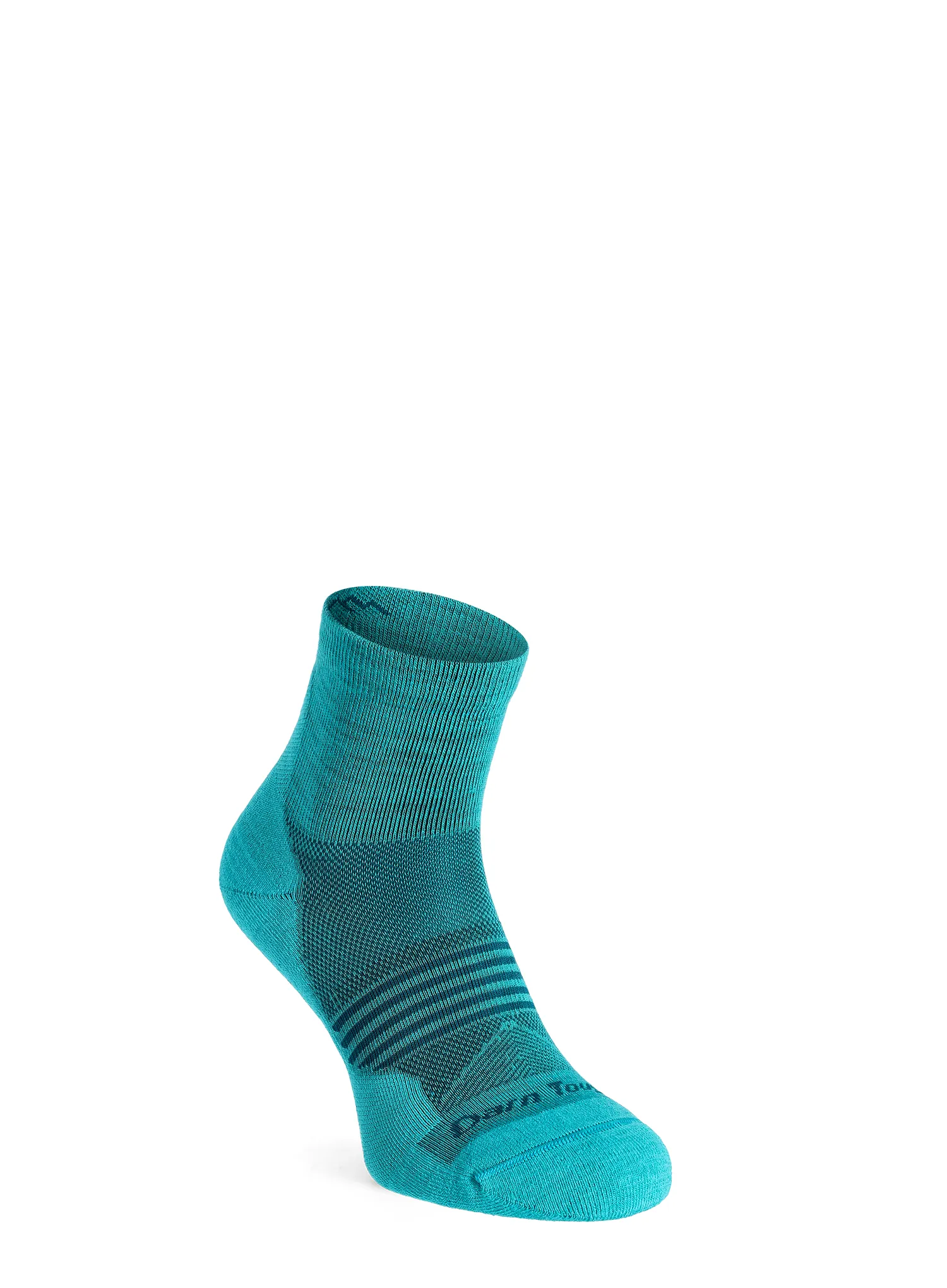 Dámské ponožky Darn Tough Element 1/4 Lightweight with Cushion - cyan