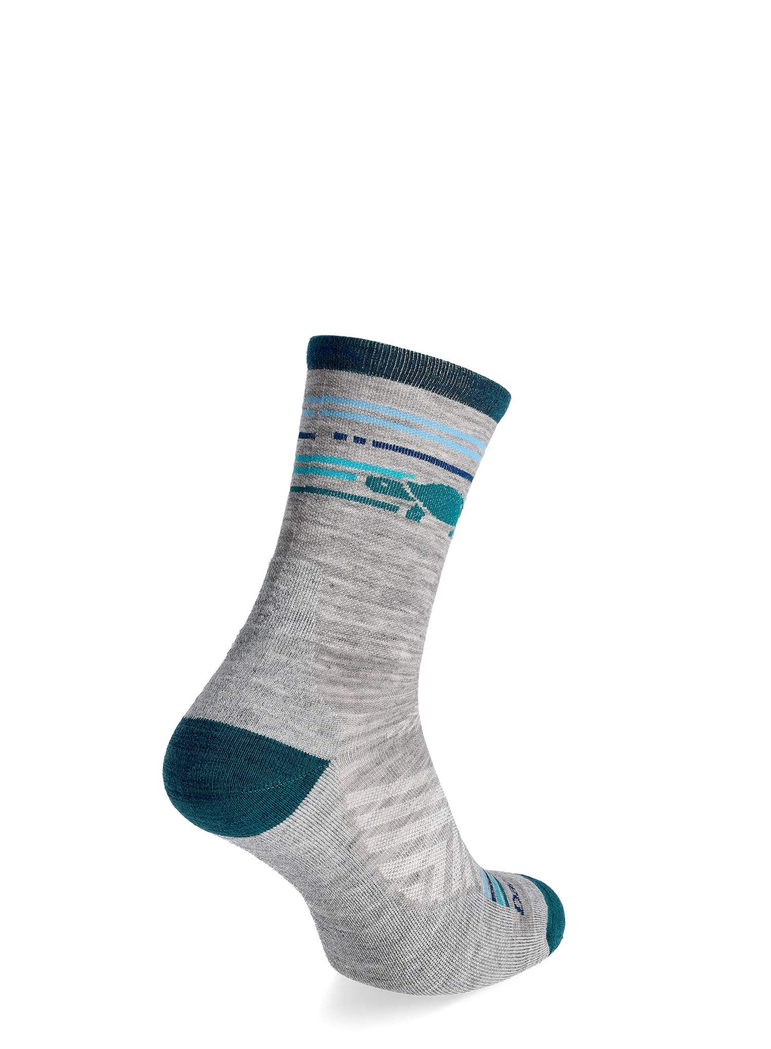 Dámské ponožky Darn Tough Pacer Micro Crew Ultra-Lightweight with Cushion - gray
