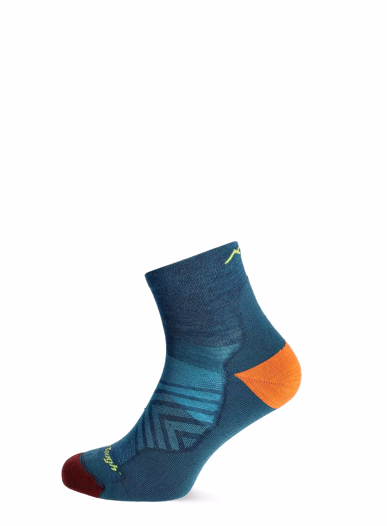 Ponožky na běhání Darn Tough Run 1/4 Ultra-Lightweight with Cushion - dark teal
