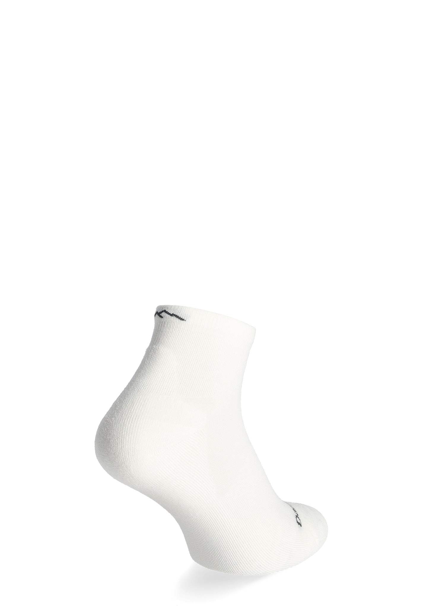 Ponožky na běhání Darn Tough Run 1/4 Ultra-Lightweight with Cushion - white