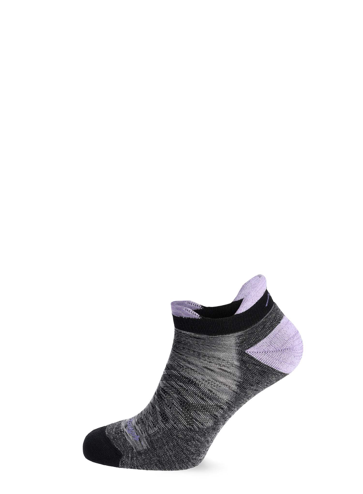 Dámské ponožky Darn Tough Run No Show Tab Ultra-Lightweight with Cushion - space gray