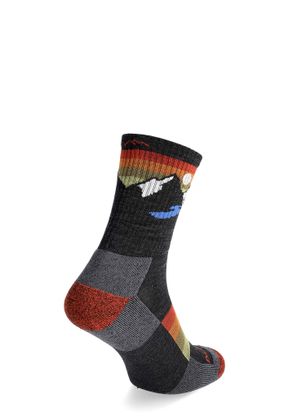 Ponožky Darn Tough Sunset Ridge Micro Crew Lightweight with Cushion - charcoal