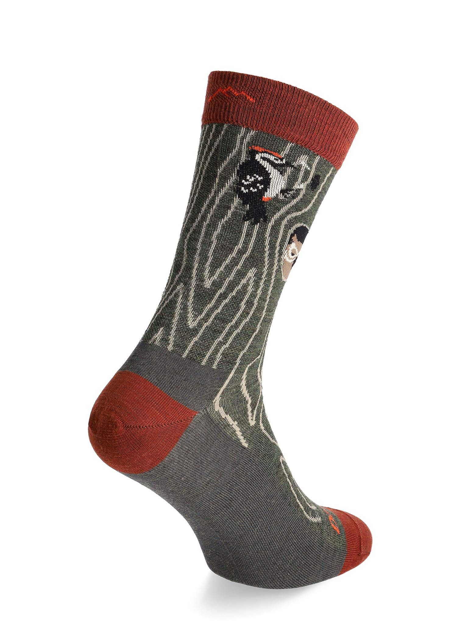 Merino ponožky Darn Tough Woody Crew Lightweight - forest