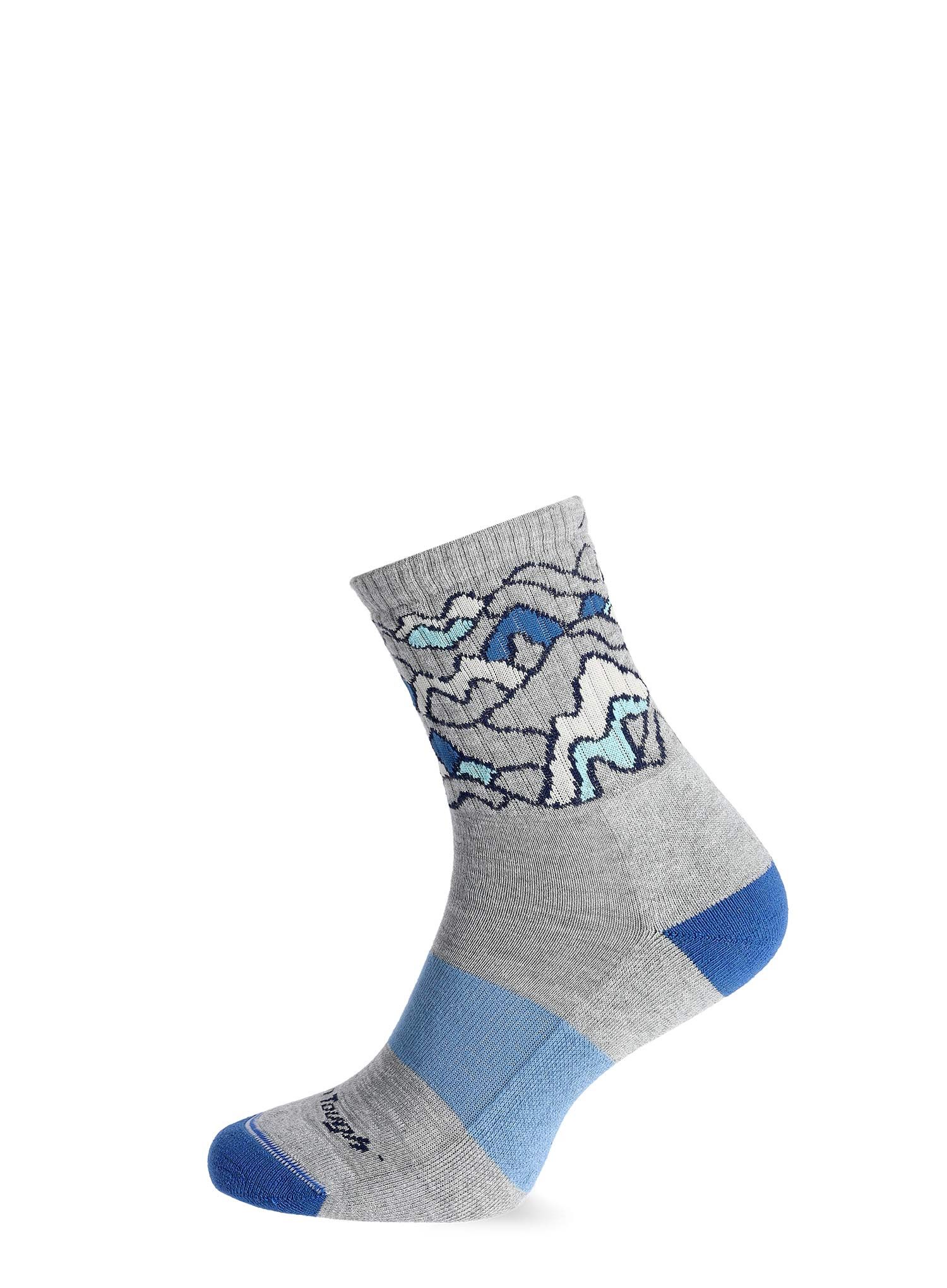 Dámské ponožky Darn Tough Zuni Coolmax Micro Crew Midweight with Cushion - light gray