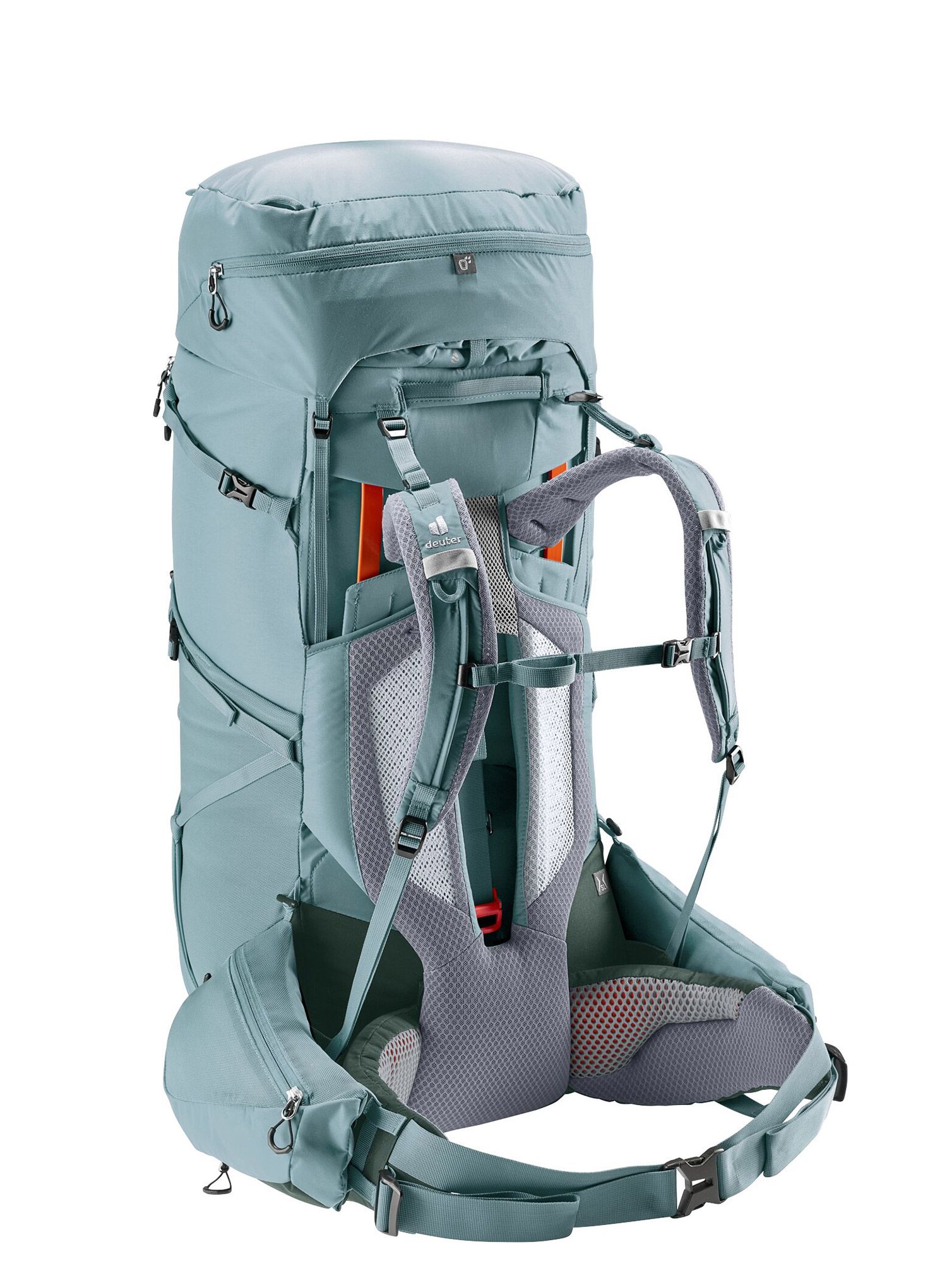 Dámský trekový batoh Deuter Aircontact 65+10 SL - shale/ivy/ivy