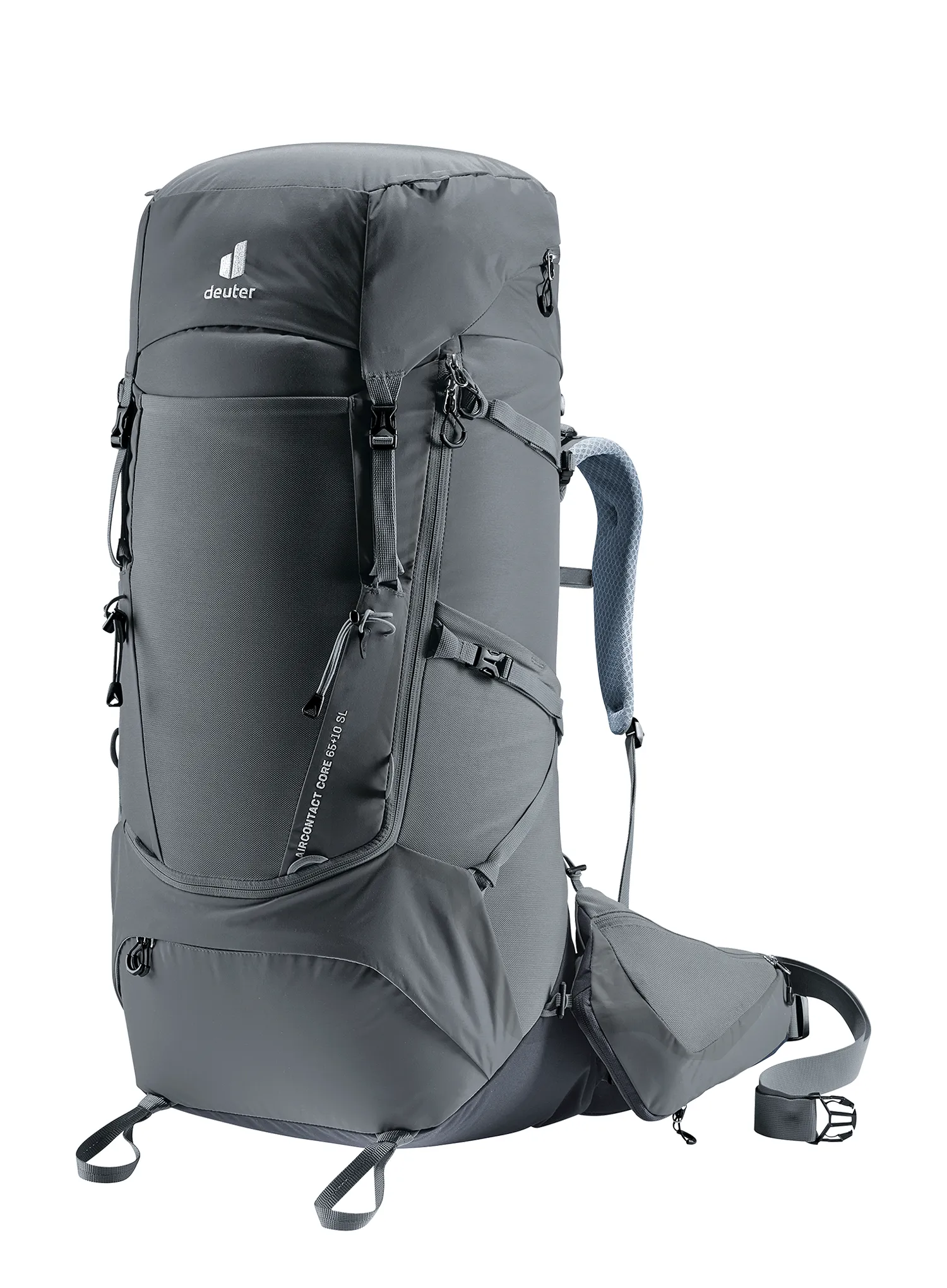 Dámský trekový batoh Deuter Aircontact 65 + 10 SL - graphite/black
