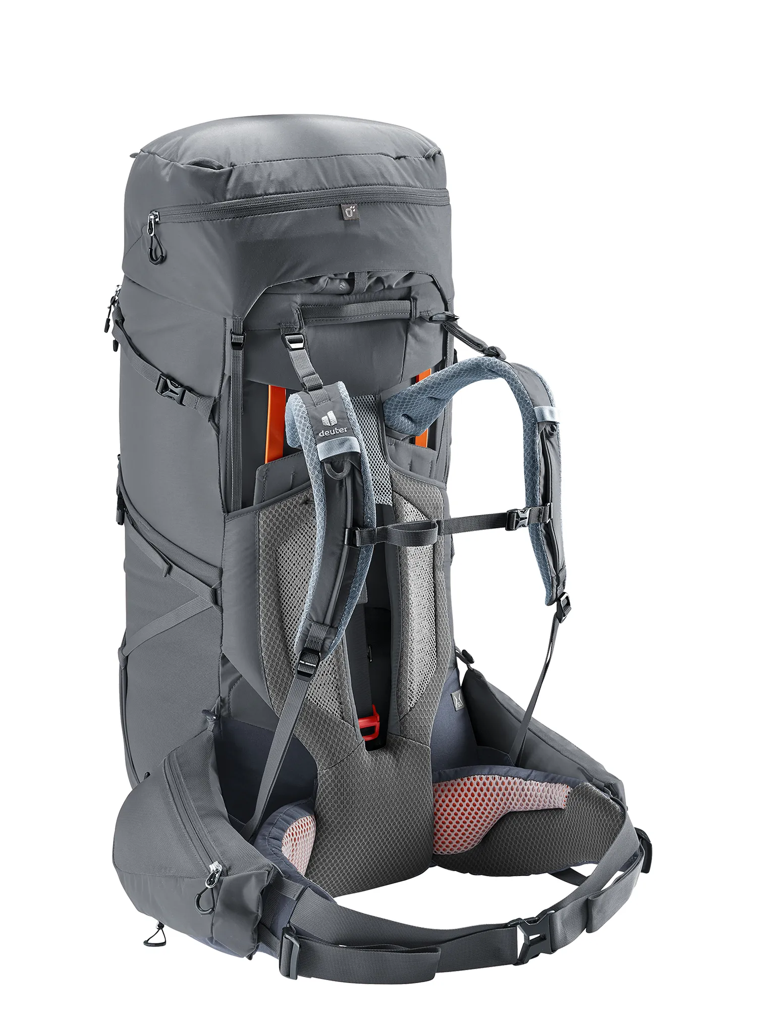 Dámský trekový batoh Deuter Aircontact 65 + 10 SL - graphite/black