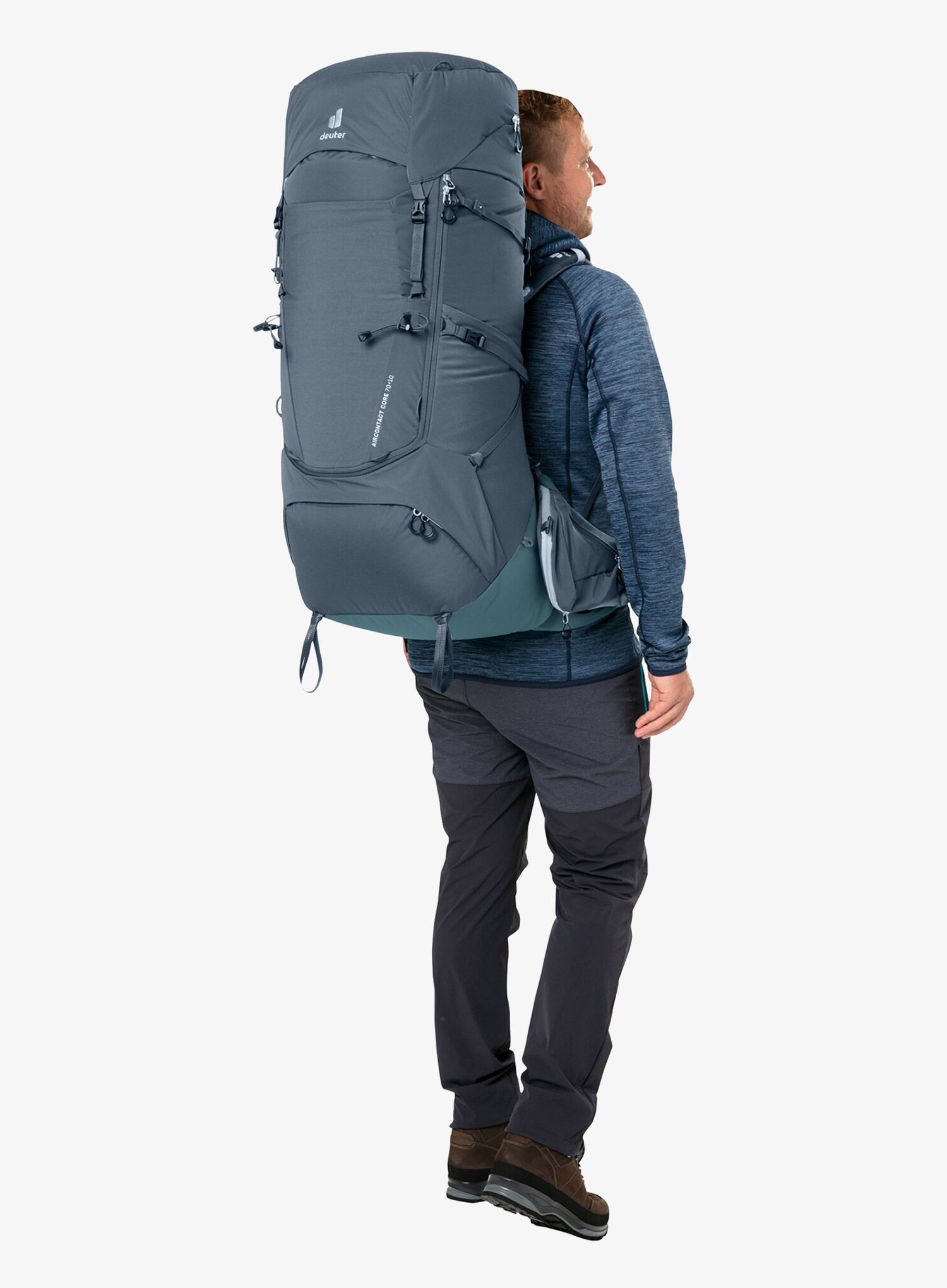 Trekový batoh Deuter Aircontact Core 70+10 - graphit/shale