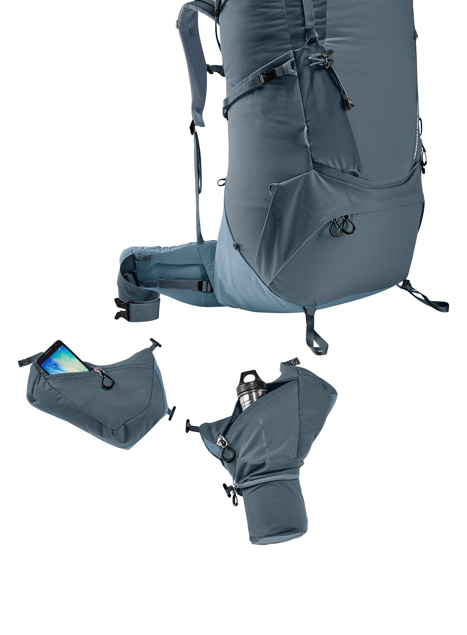 Trekový batoh Deuter Aircontact Core 70+10 - graphit/shale