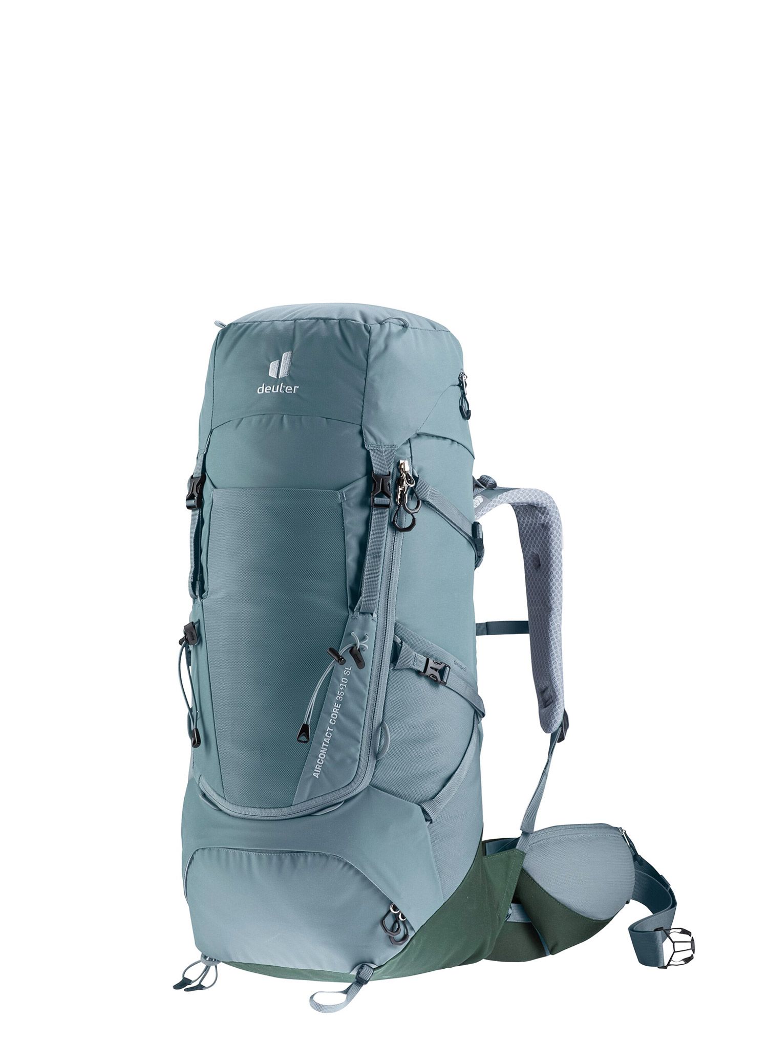 Dámský trekový batoh Deuter Aircontact Core 35+10 SL - shale/ivy/ivy