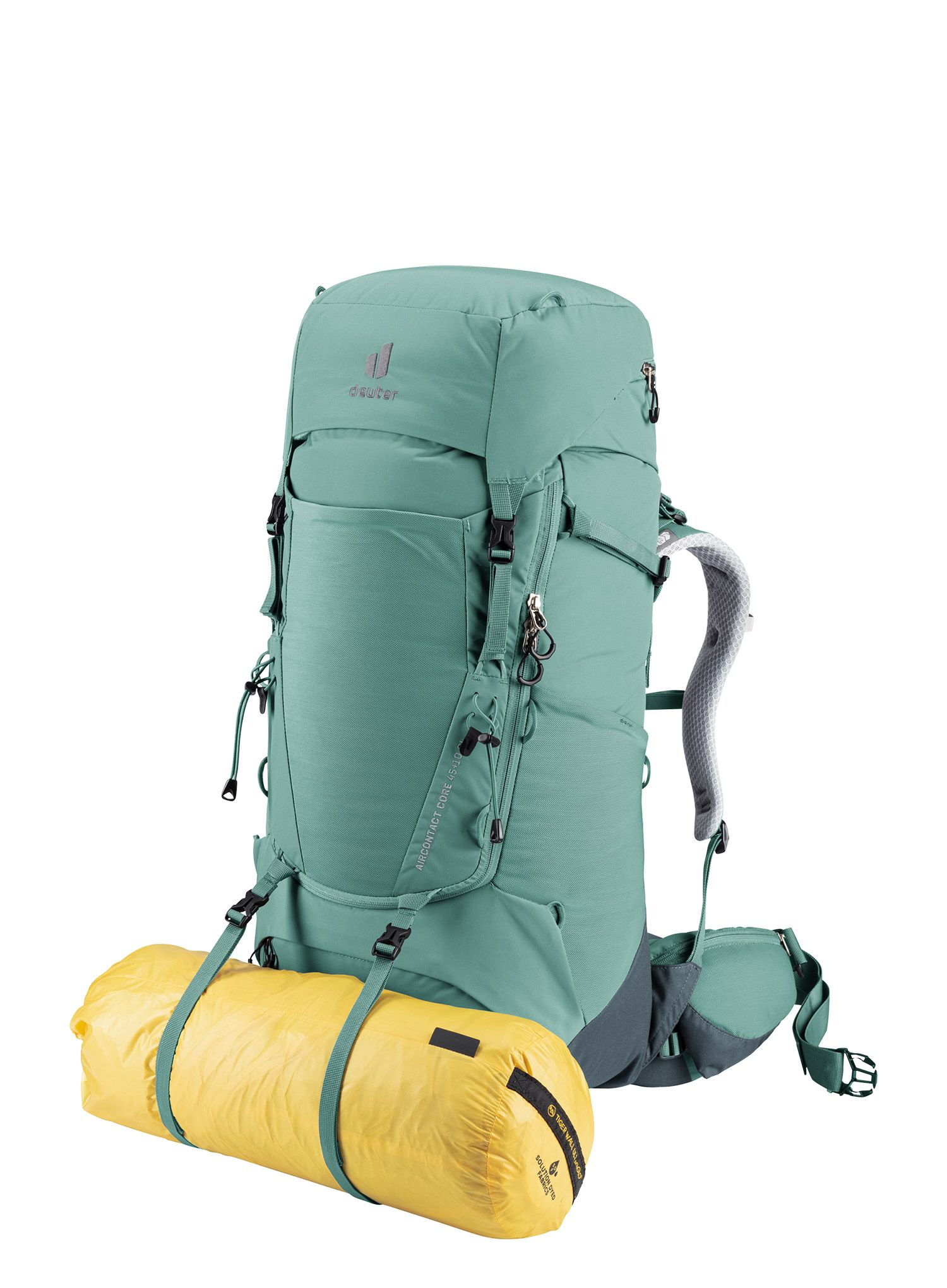 Dámský trekový batoh Deuter Aircontact Core 45+10 SL - jade/graphite