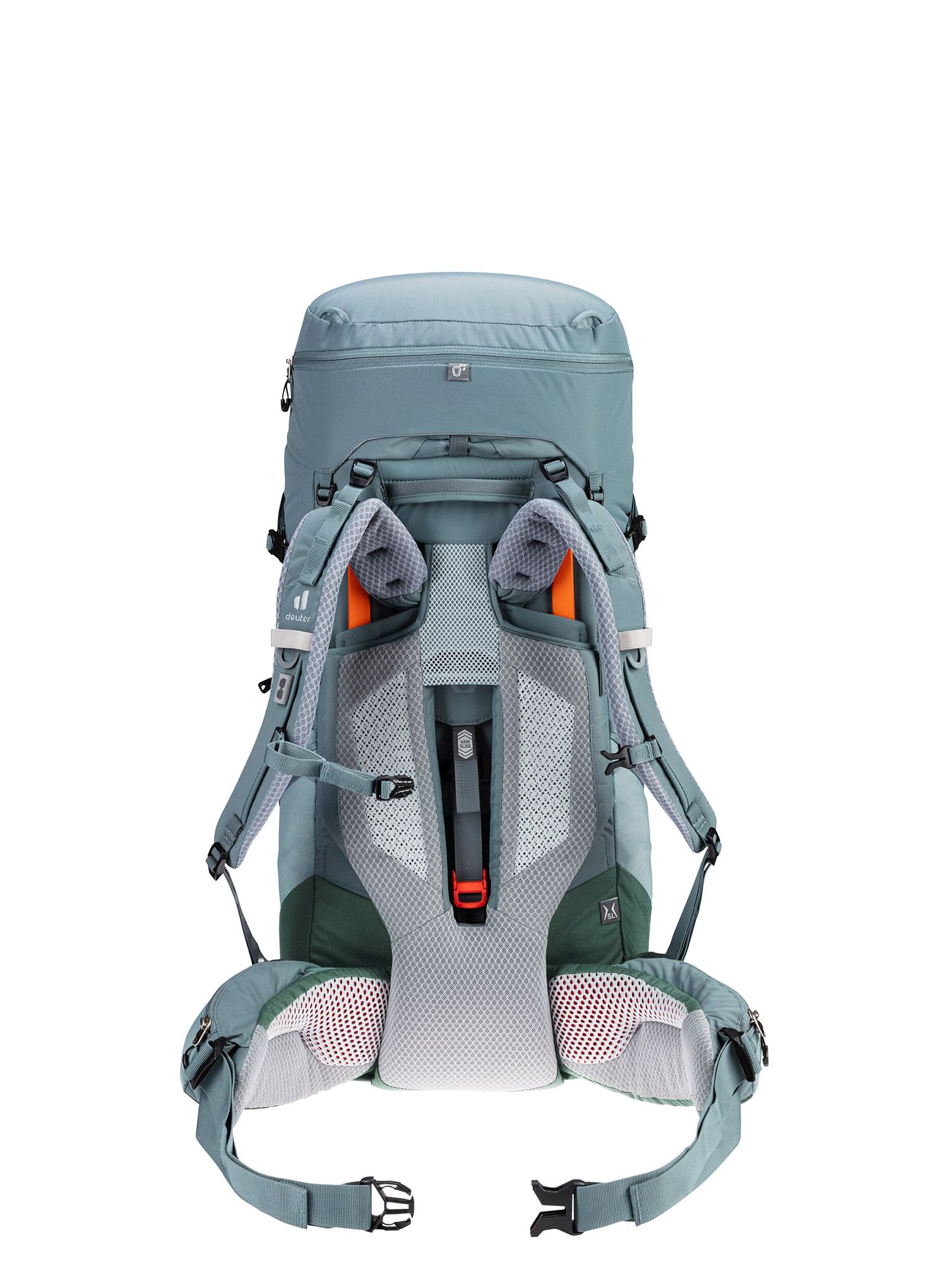 Dámský trekový batoh Deuter Aircontact Core 45+10 SL - shale/ivy/ivy