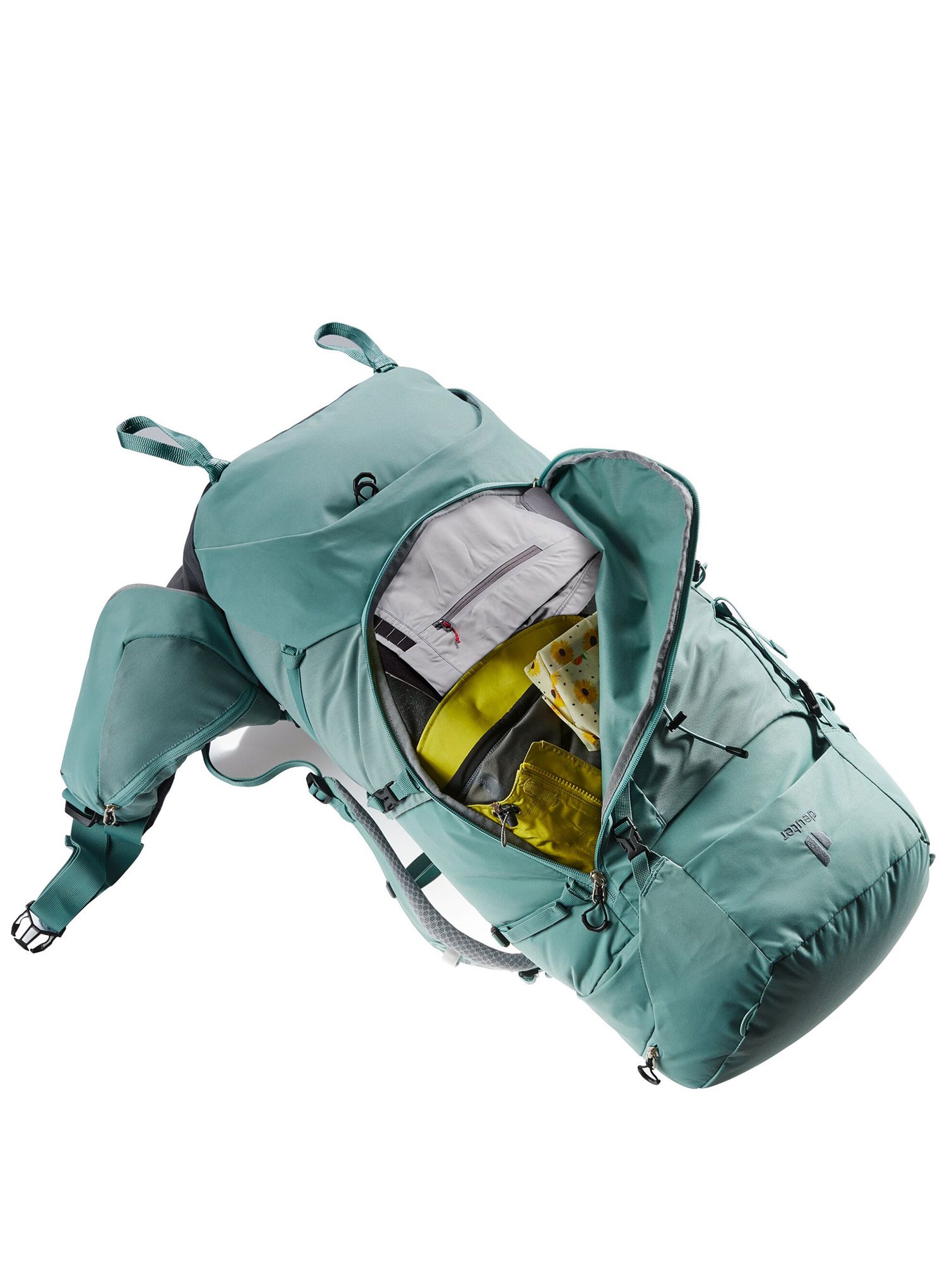 Dámský trekový batoh Deuter Aircontact Core 55+10 SL - jade/graphit