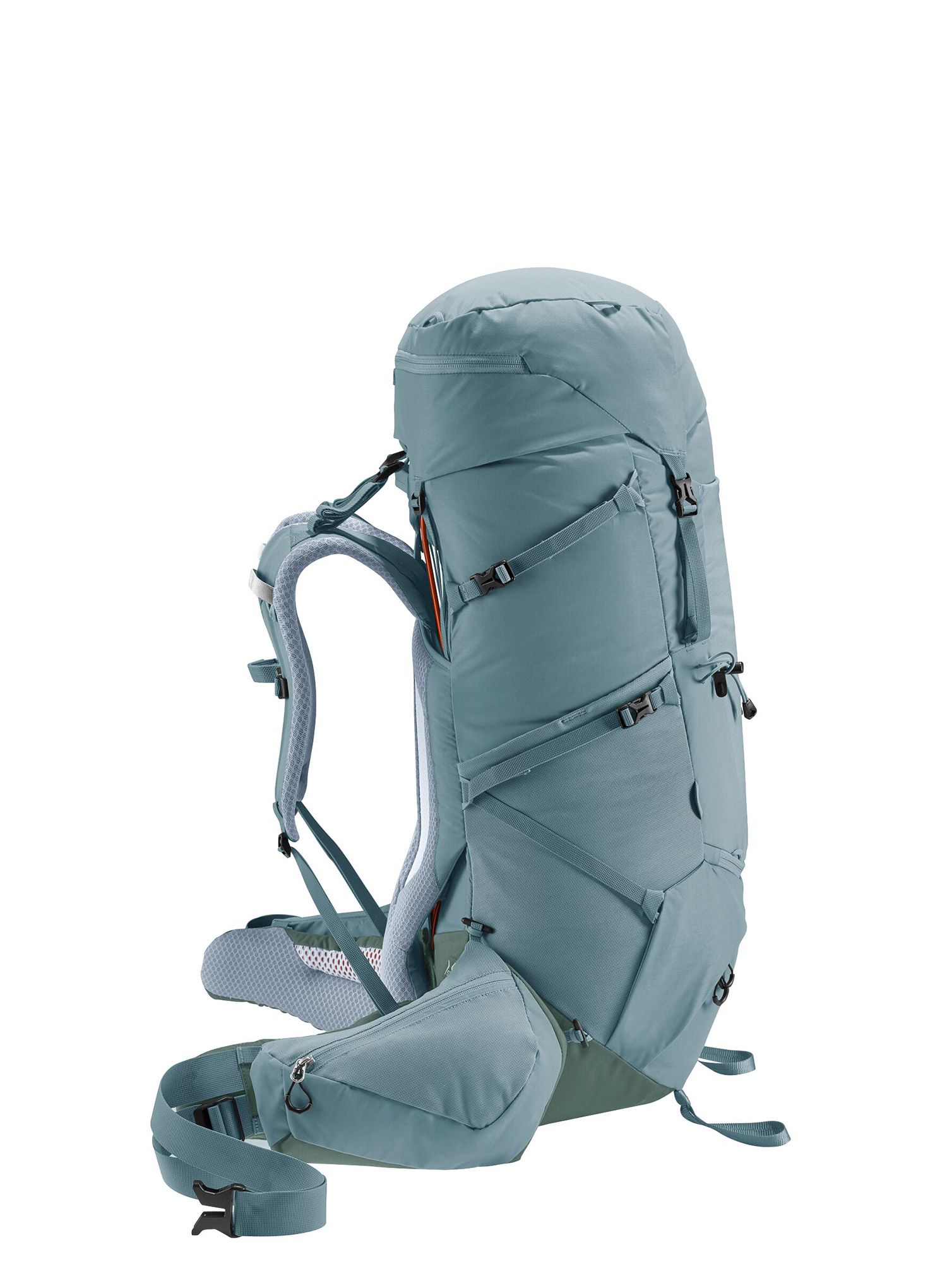 Dámský trekový batoh Deuter Aircontact Core 55+10 SL - shale/ivy/ivy
