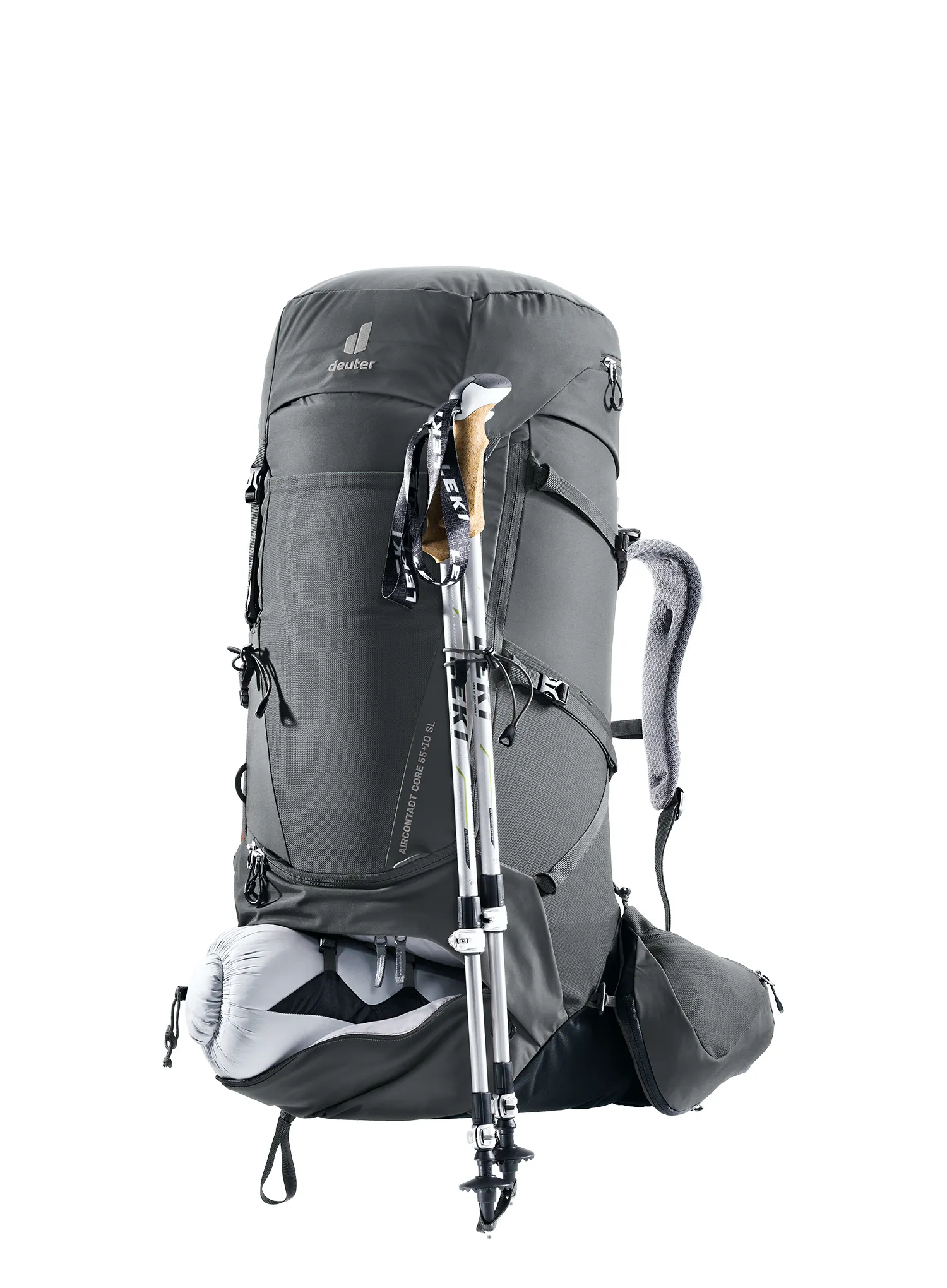 Dámský trekový batoh Deuter Aircontact Core 55 + 10 SL - graphite/black