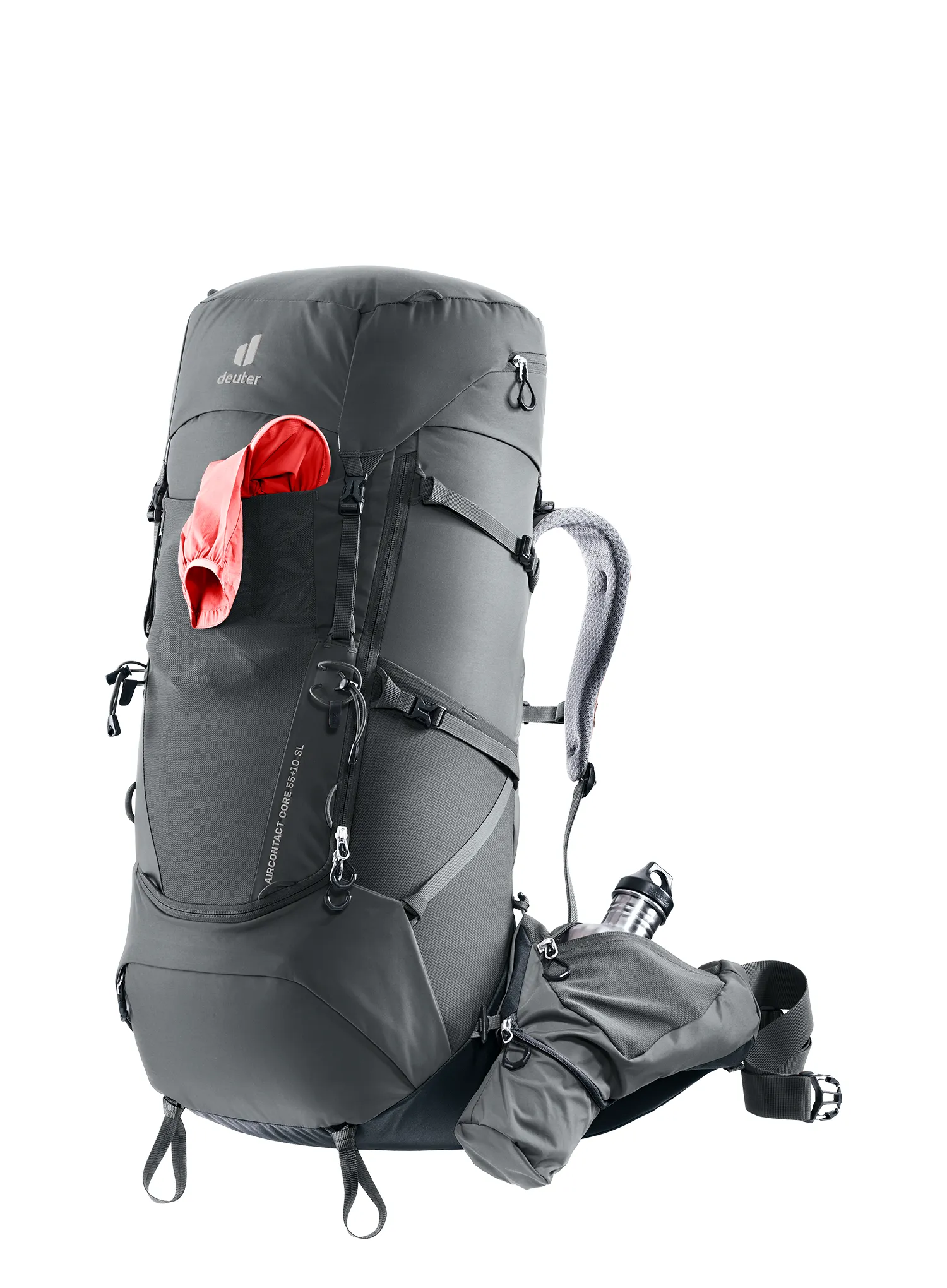 Dámský trekový batoh Deuter Aircontact Core 55 + 10 SL - graphite/black