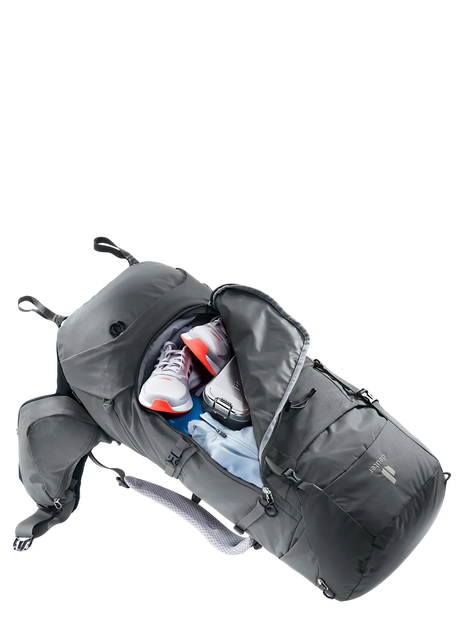 Dámský trekový batoh Deuter Aircontact Core 55 + 10 SL - graphite/black