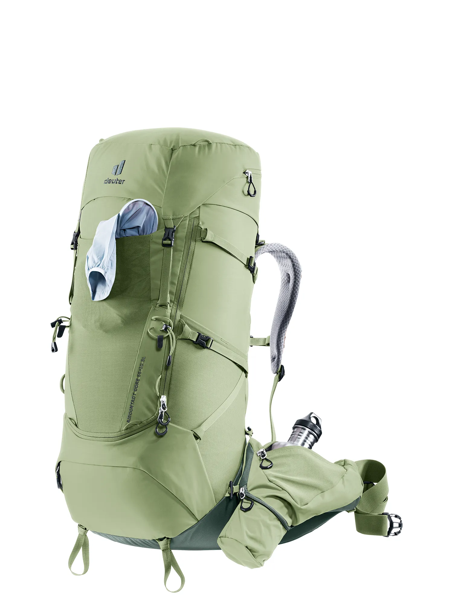 Dámský trekový batoh Deuter Aircontact Core 55 + 10 SL - grove/ivy