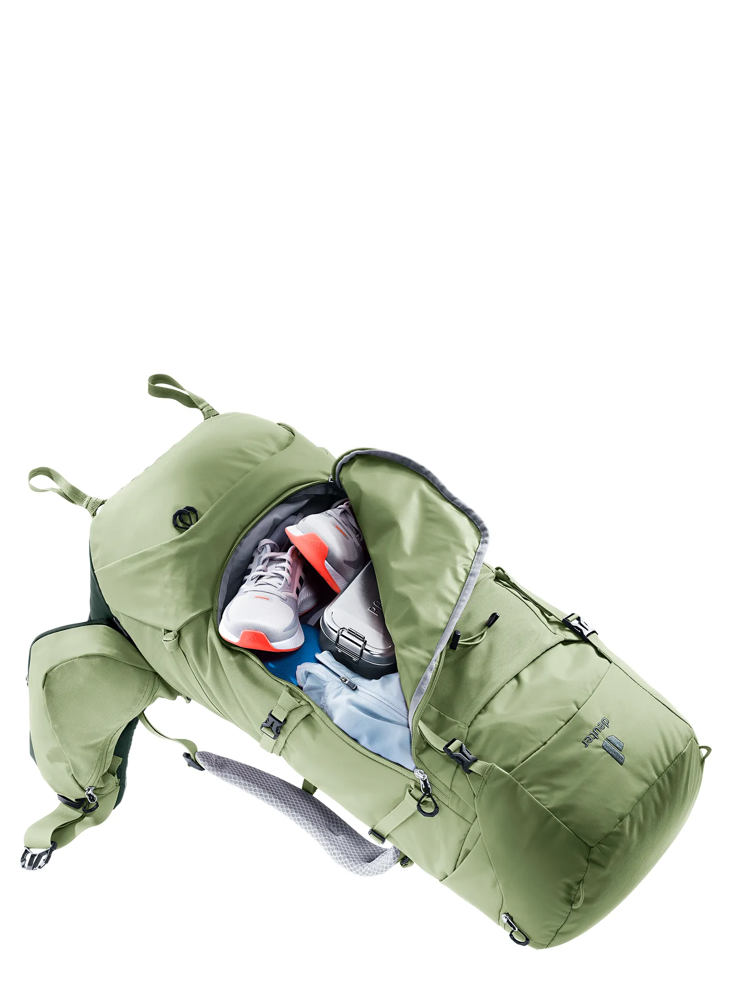 Dámský trekový batoh Deuter Aircontact Core 55 + 10 SL - grove/ivy