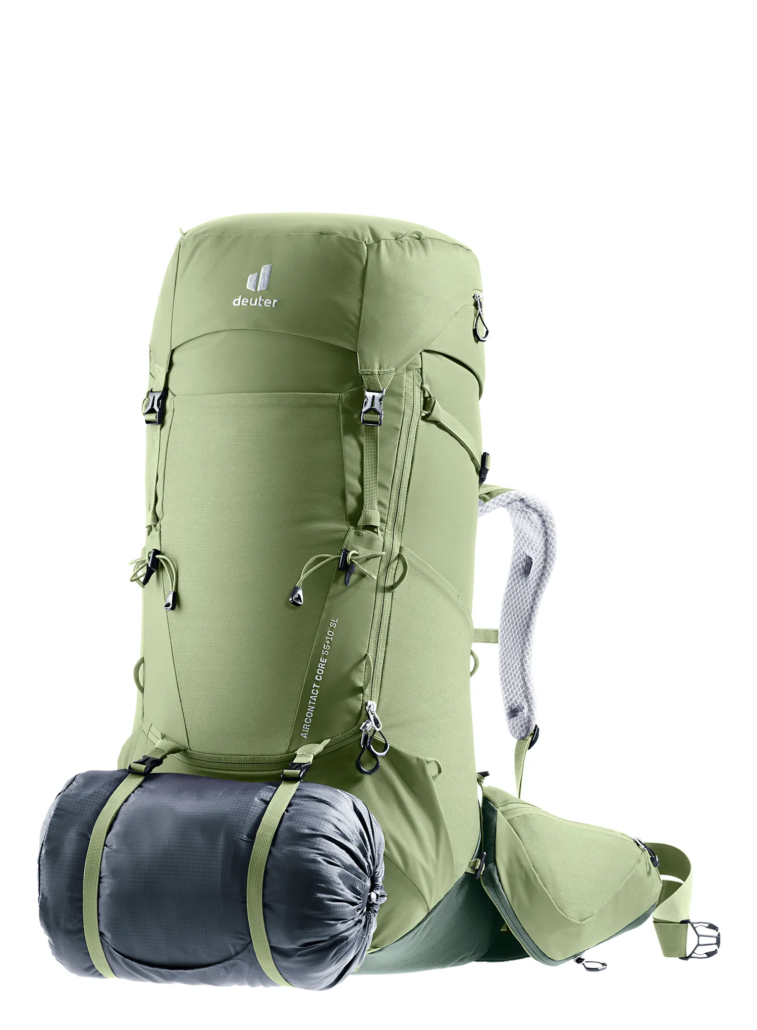 Dámský trekový batoh Deuter Aircontact Core 55 + 10 SL - grove/ivy