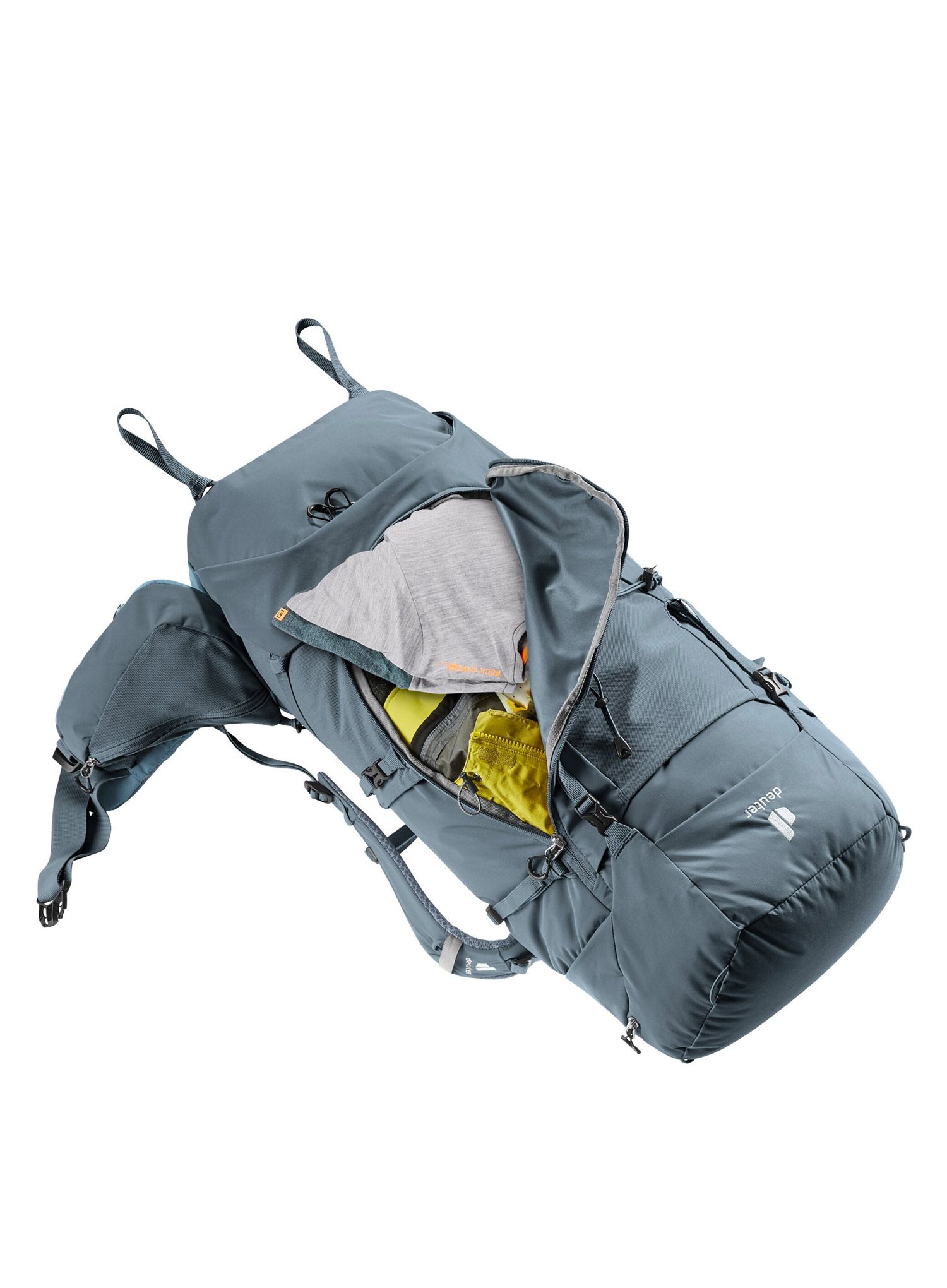 Trekový batoh Deuter Aircontact Core 60+10 - graphit/shale