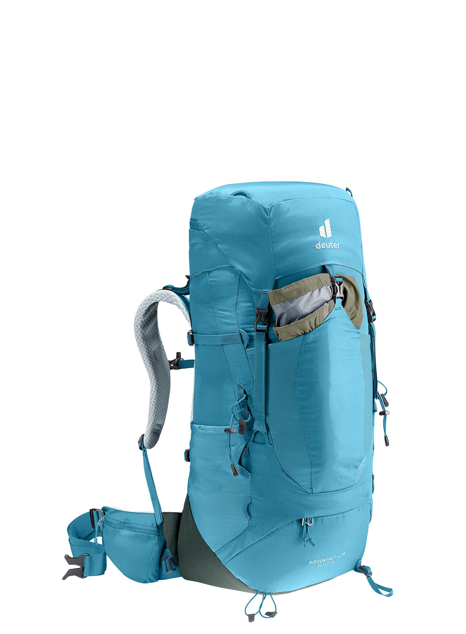 Dámský trekový batoh Deuter Aircontact Lite 35 + 10 SL - lagoon/ivy